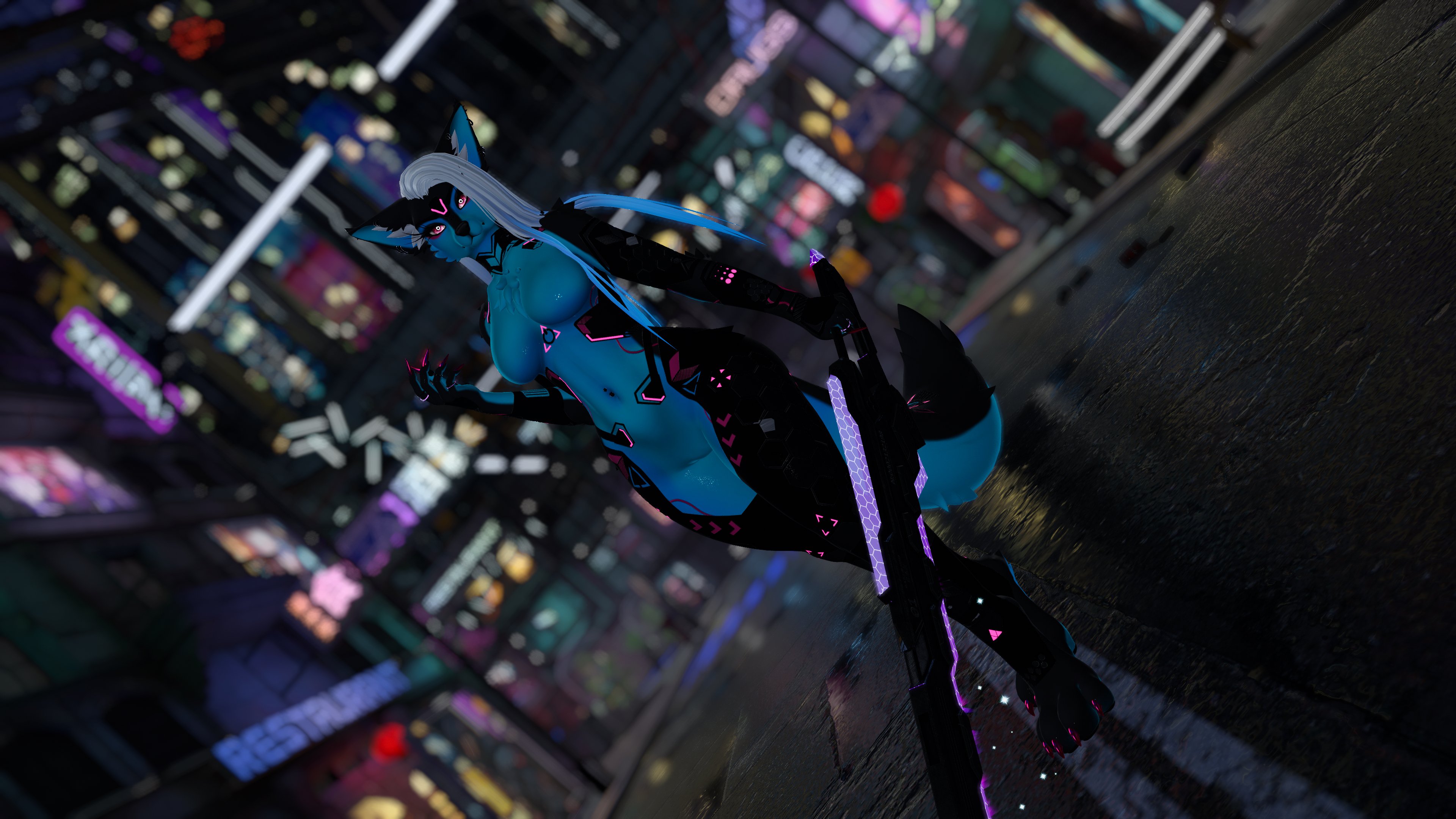 Cybernetic texture for Foxipaws Nebula