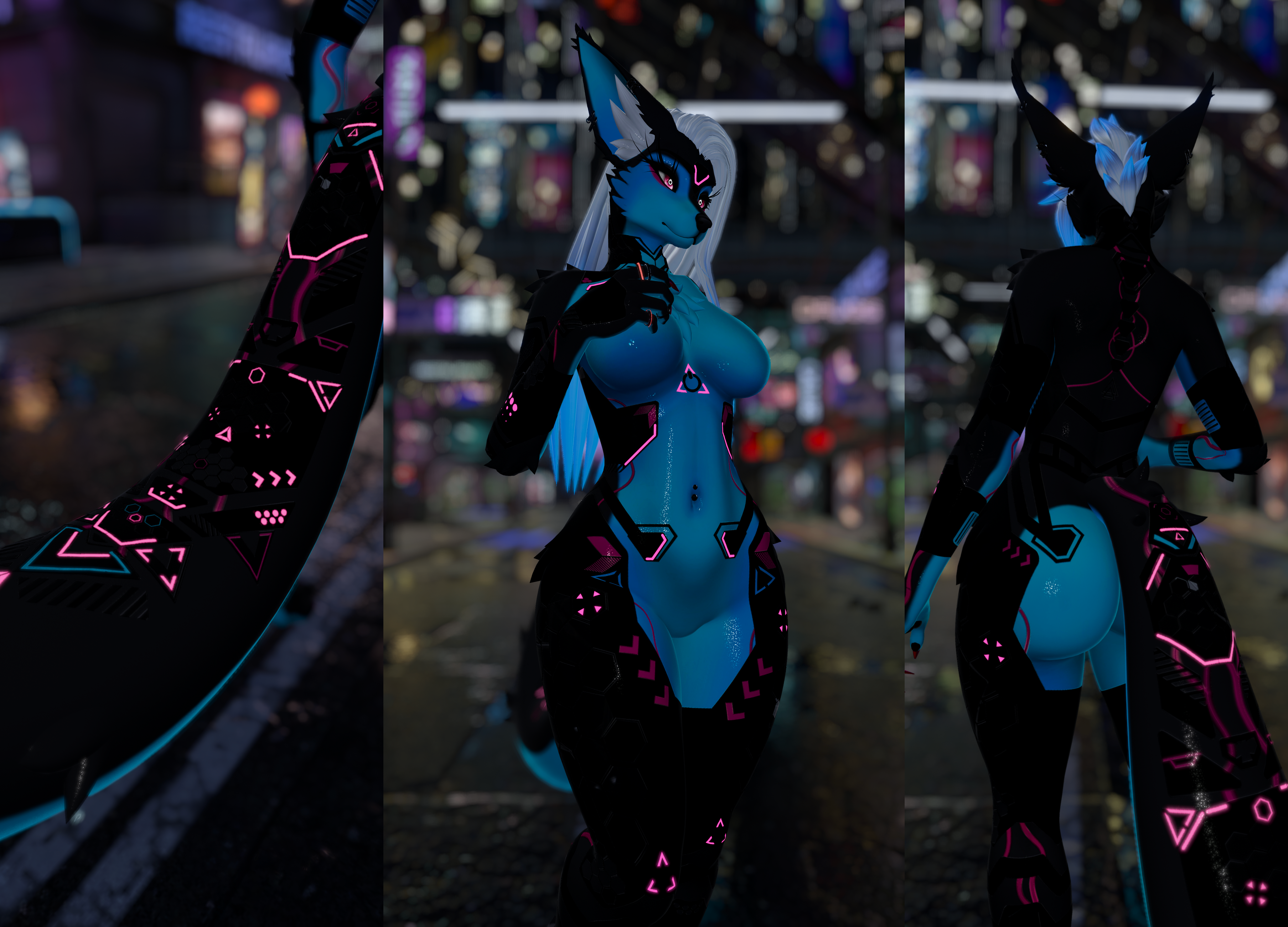 Cybernetic texture for Foxipaws Nebula