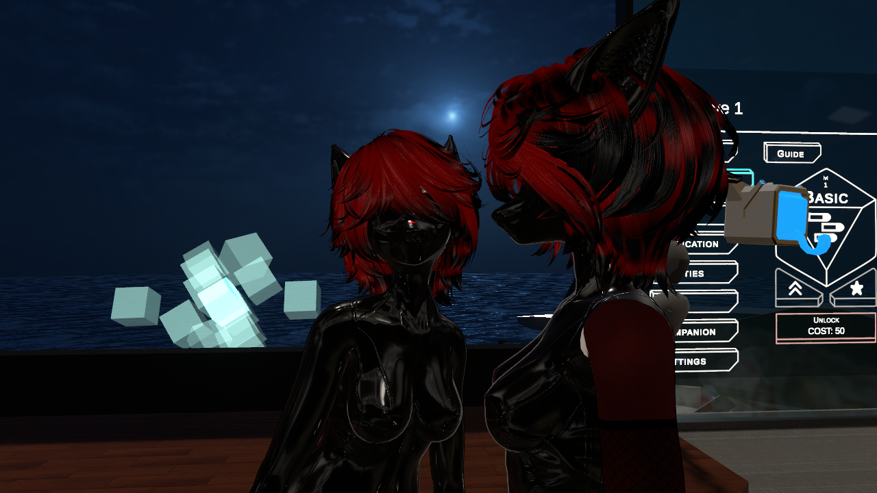VrBase Furry Latex suit, Bodysuit, Latex mask