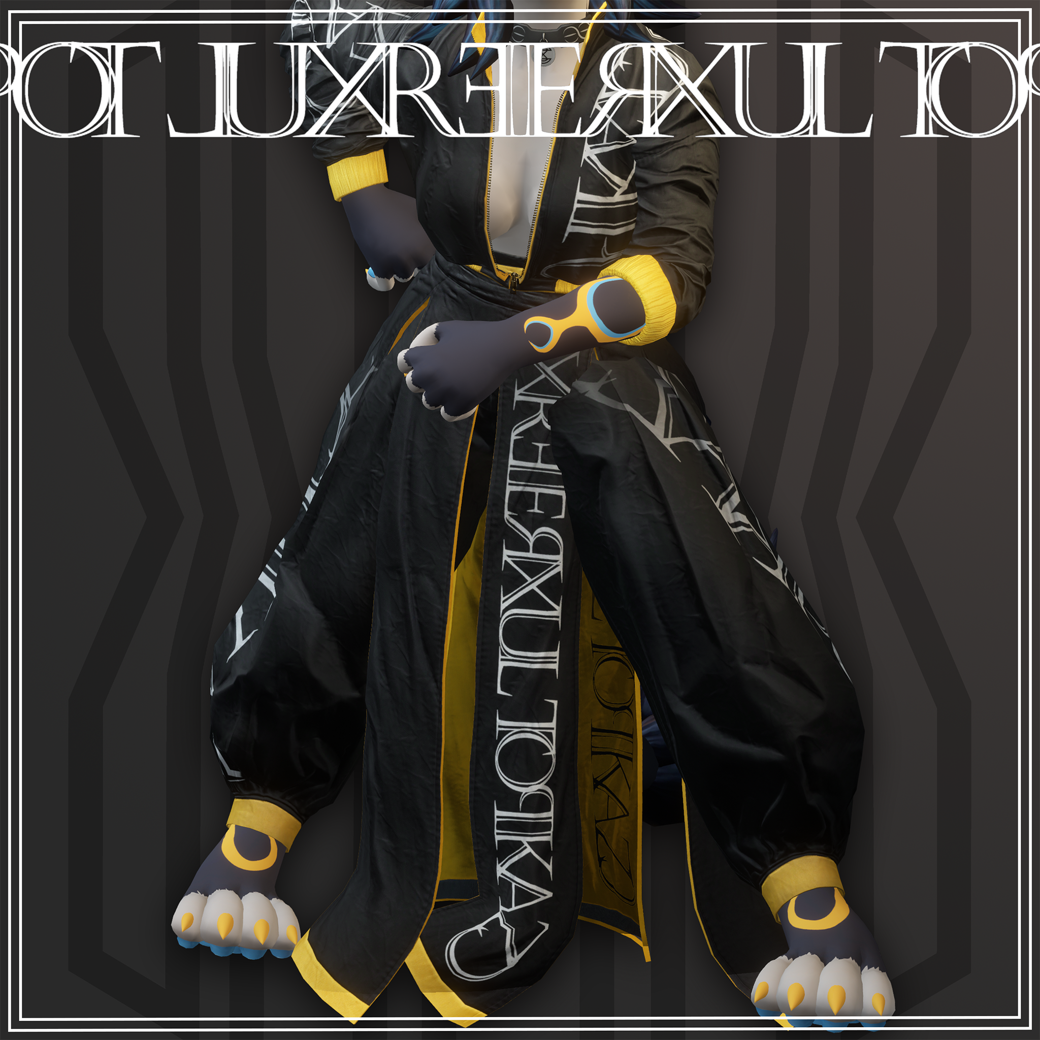 Naona | Novabeast | Nardoragon | Mayu - J02-P03-SK02 - Jacket & Trousers & Skirt - Tech