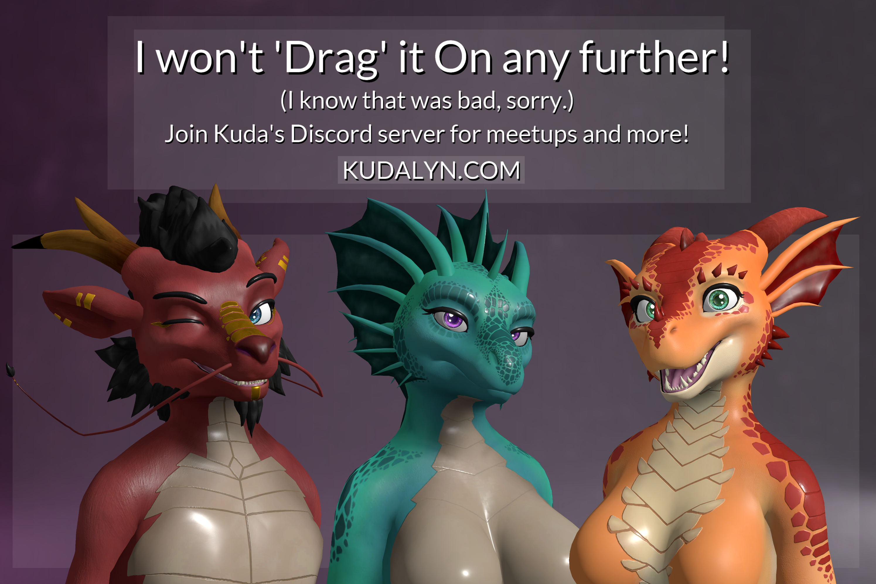 Kuda's Dragons - Model and VRC Avatar Pack
