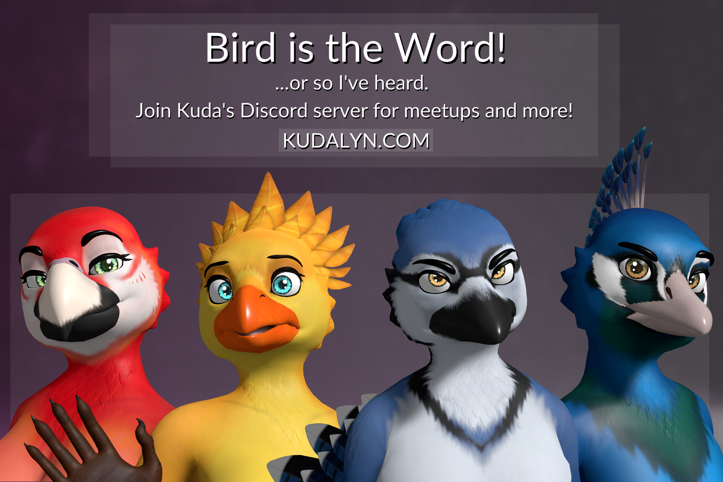 Kuda's Avians - Model and VRC Avatar pack