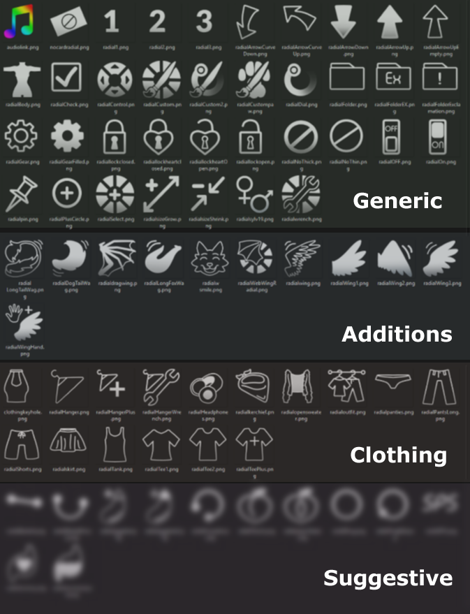 Kuda's Radial Icons