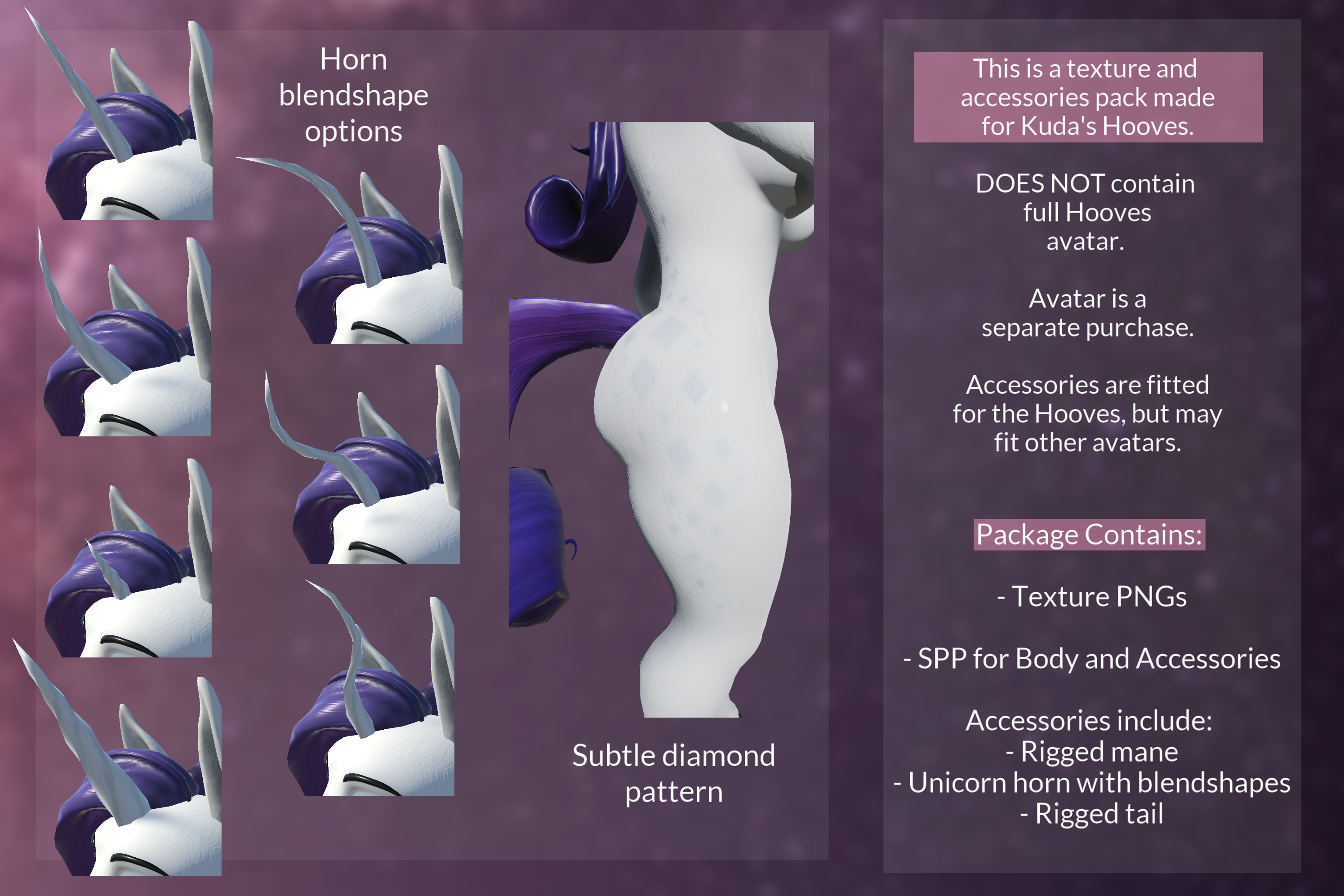 Kuda's Hooves DLC - Elegant Unicorn