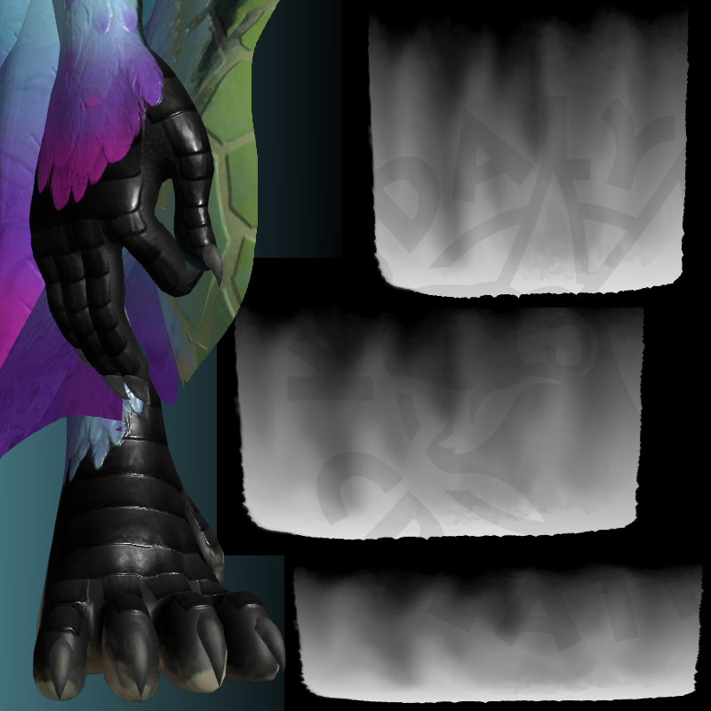 Wide Scale Alpha Mask