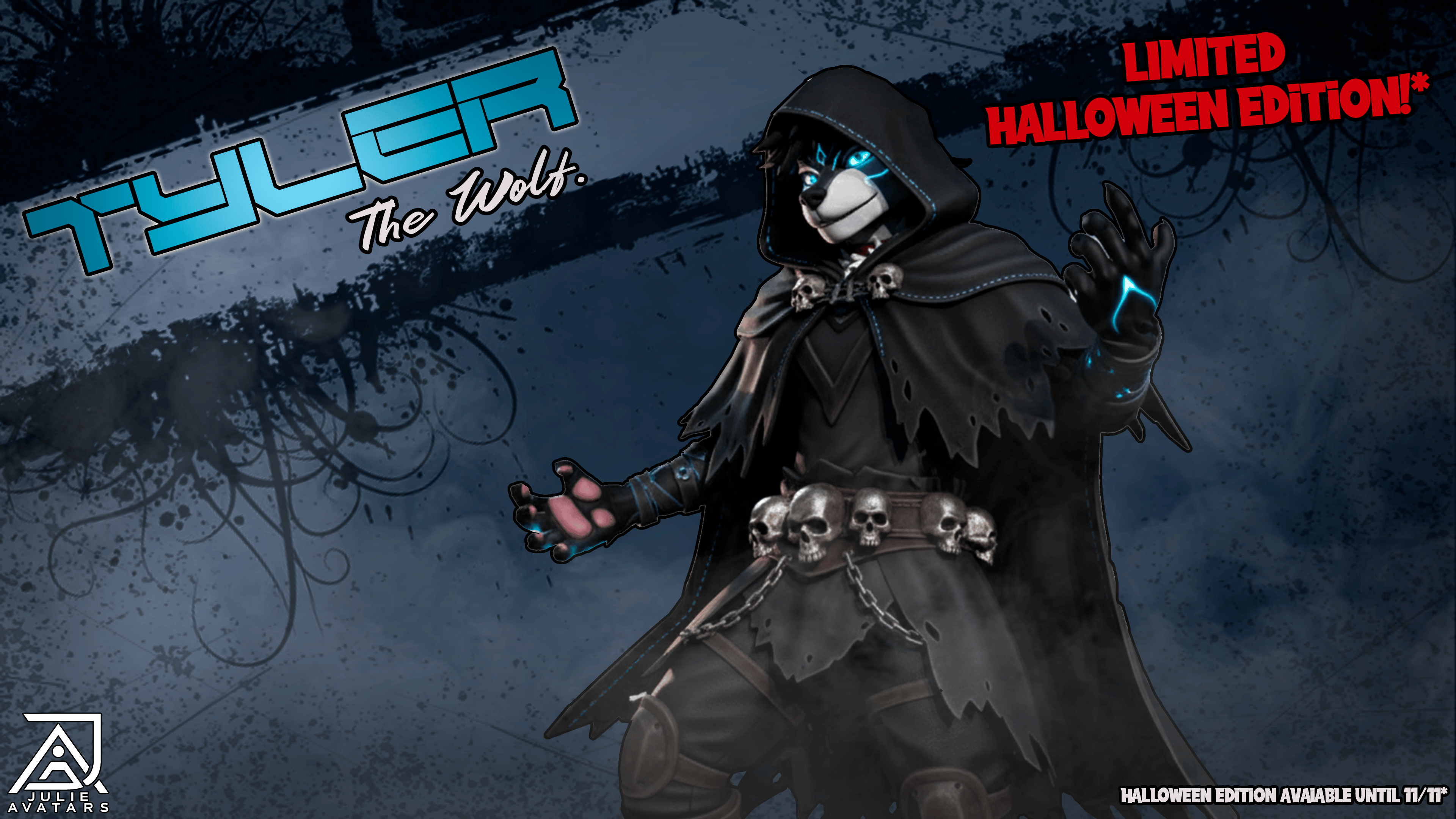 Tyler the Wolf (Vrchat Avatar, Face Tracking and Quest)