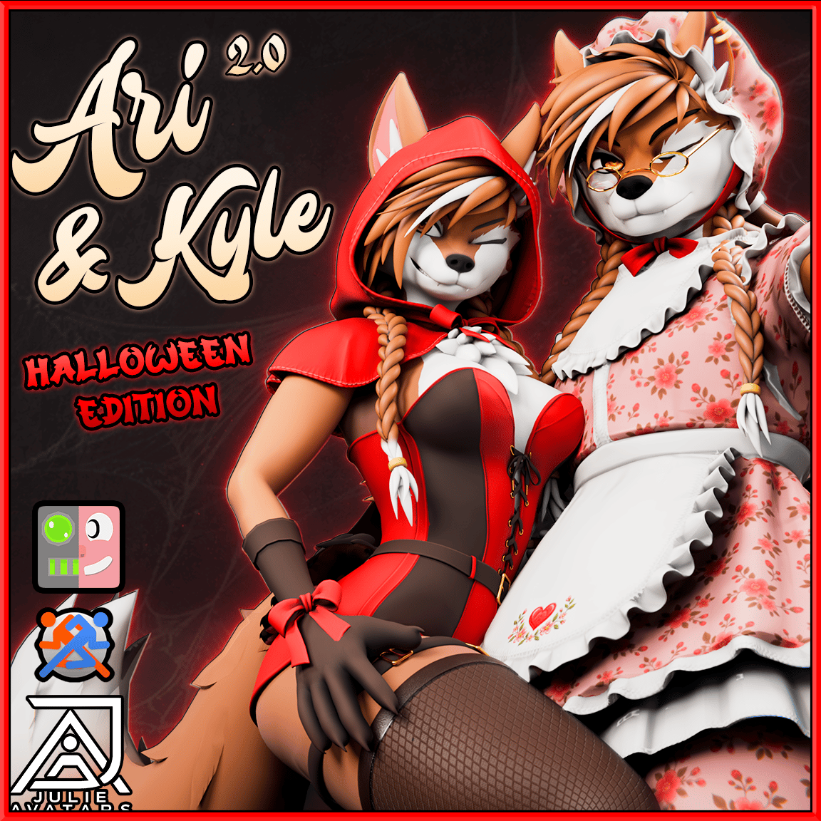 Little Red and Grandma - Halloween edition