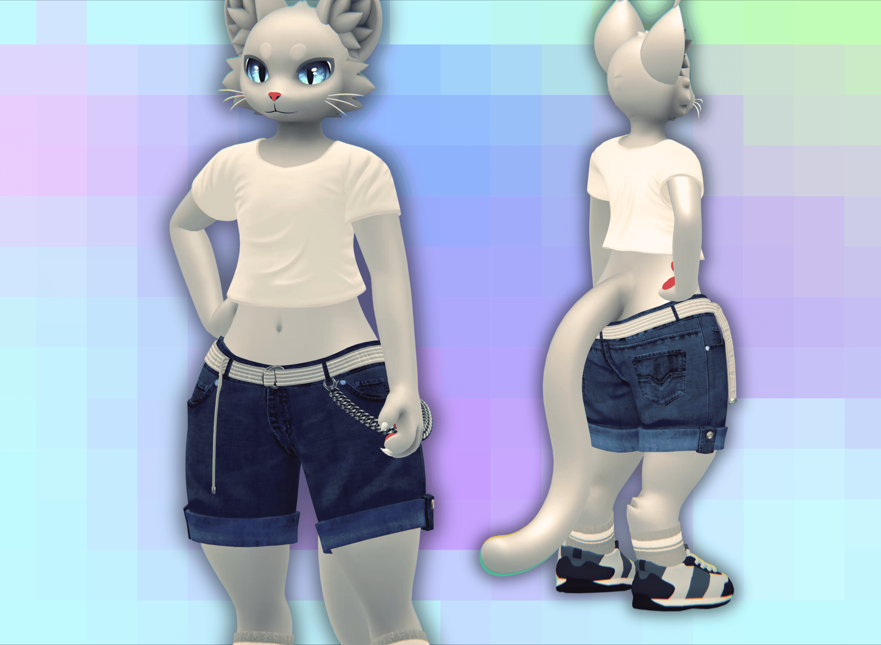 Casual Outfit for Mayu | Modular Prefab | VRChat Avatar