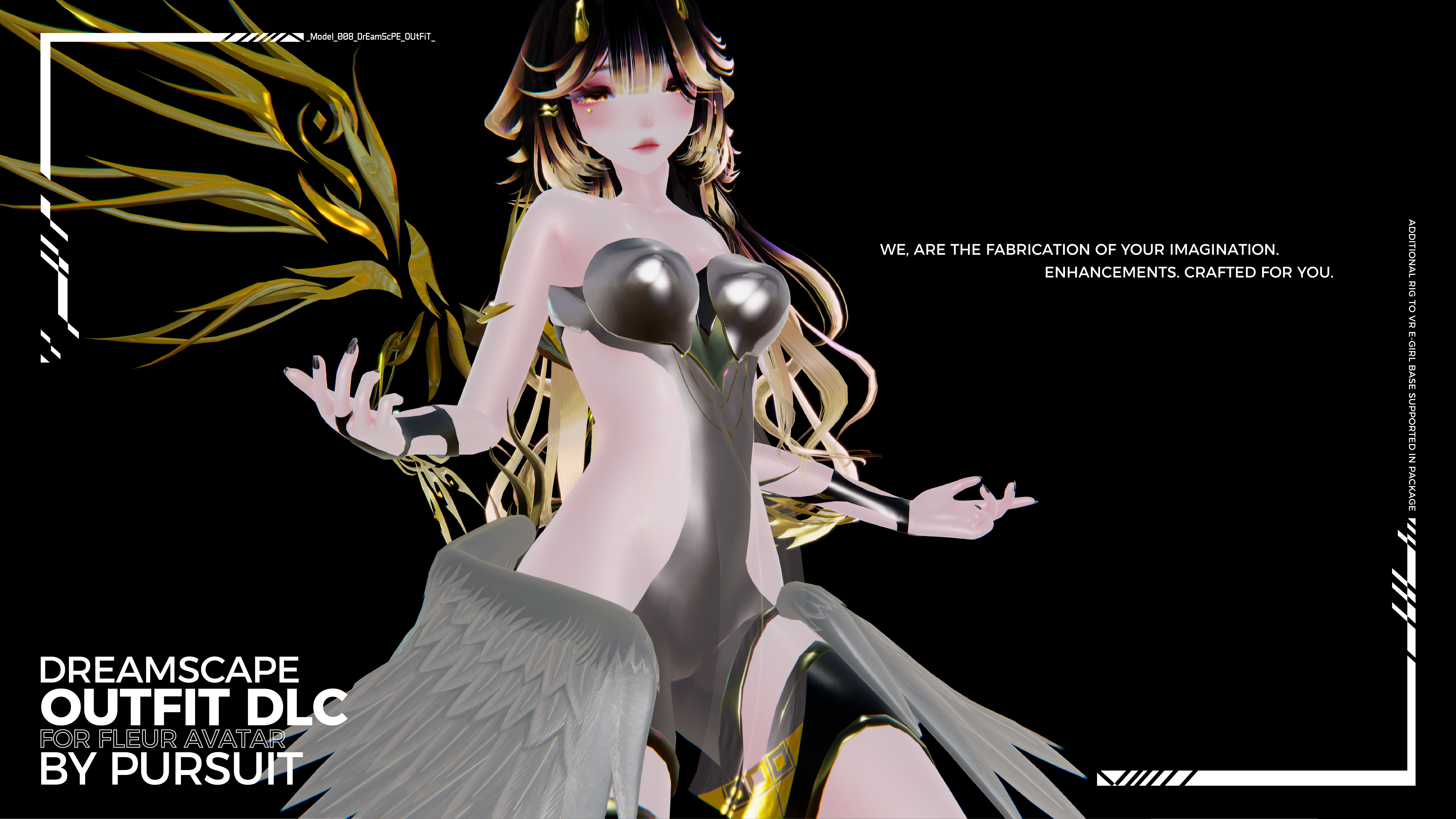 Dreamscape Outfit DLC for FLEUR Base and VR E-Girl (Jinxxy- Ver)