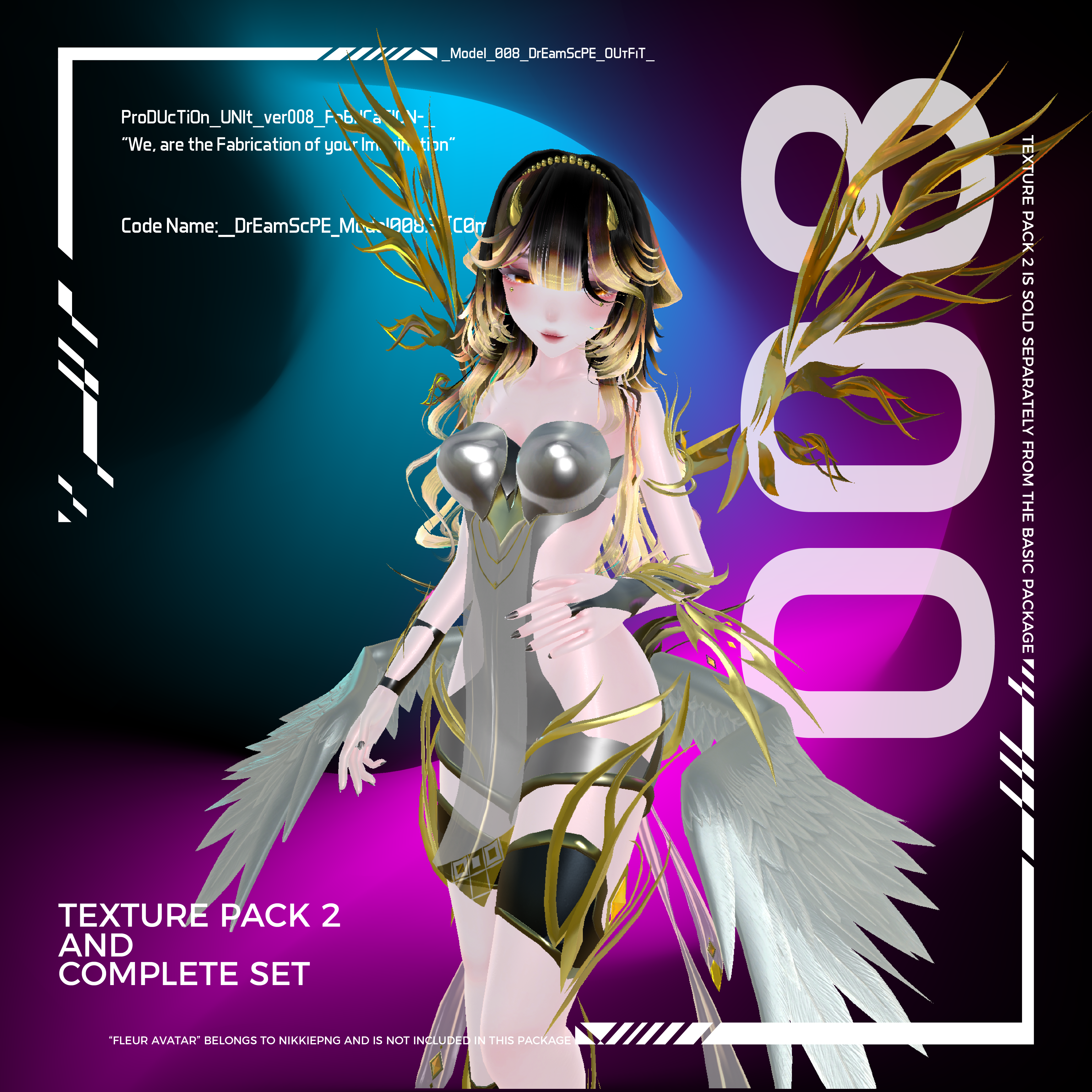 Dreamscape Outfit DLC for FLEUR Base and VR E-Girl (Jinxxy- Ver)