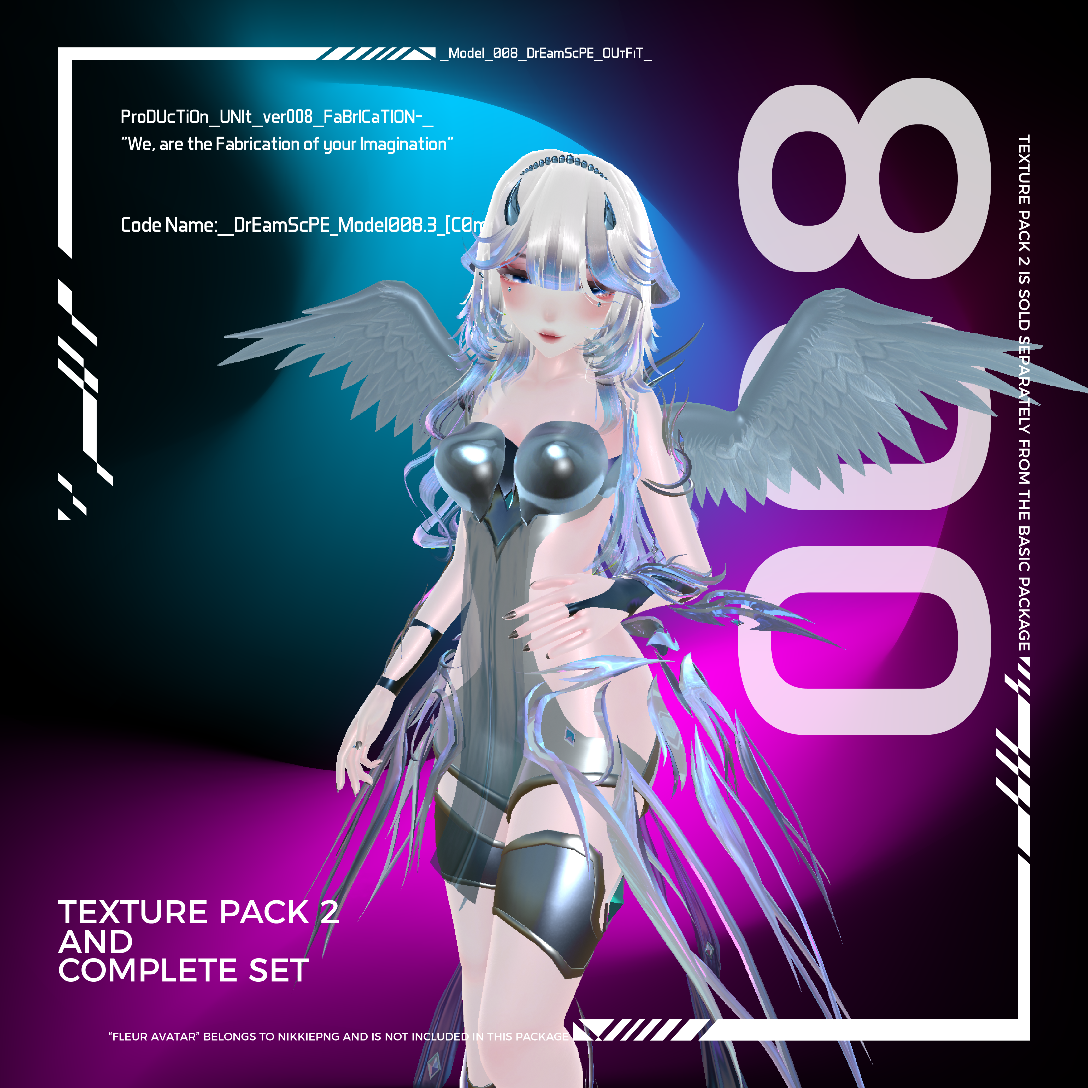 Dreamscape Outfit DLC for FLEUR Base and VR E-Girl (Jinxxy- Ver)