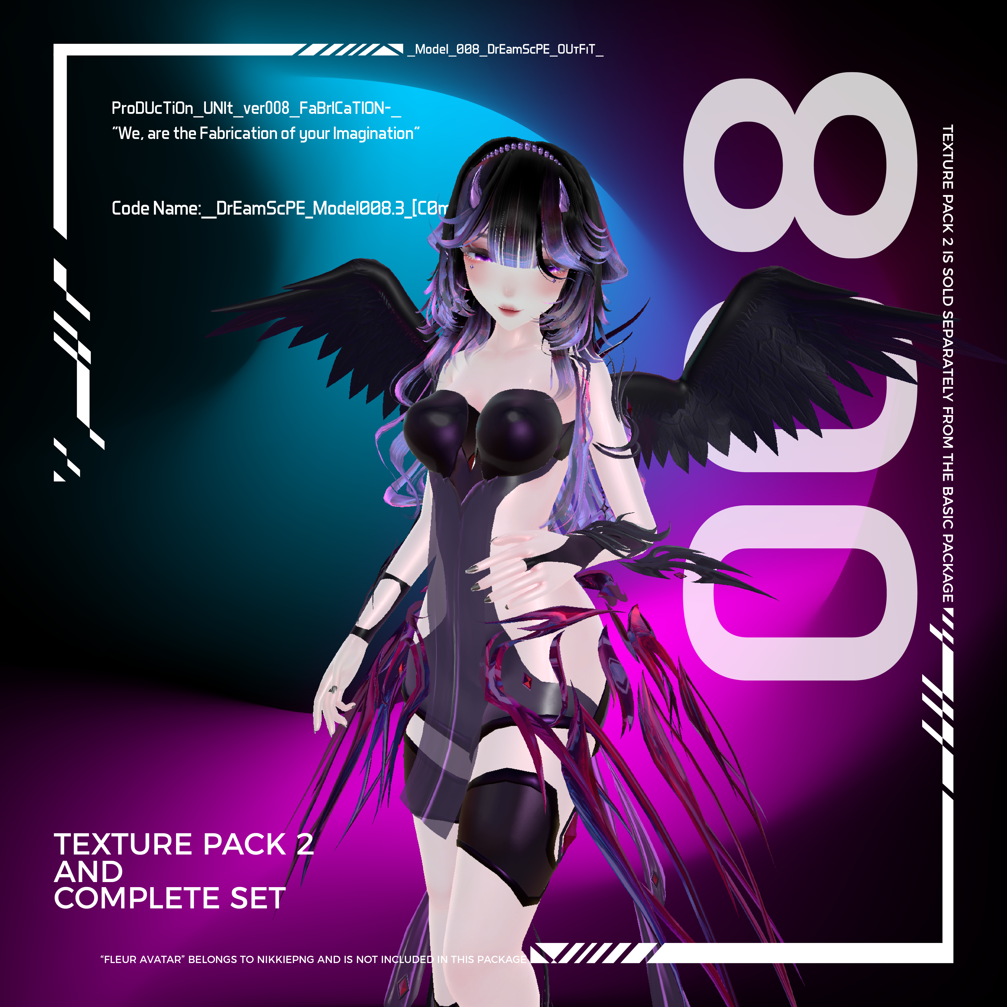 Dreamscape Outfit DLC for FLEUR Base and VR E-Girl (Jinxxy- Ver)