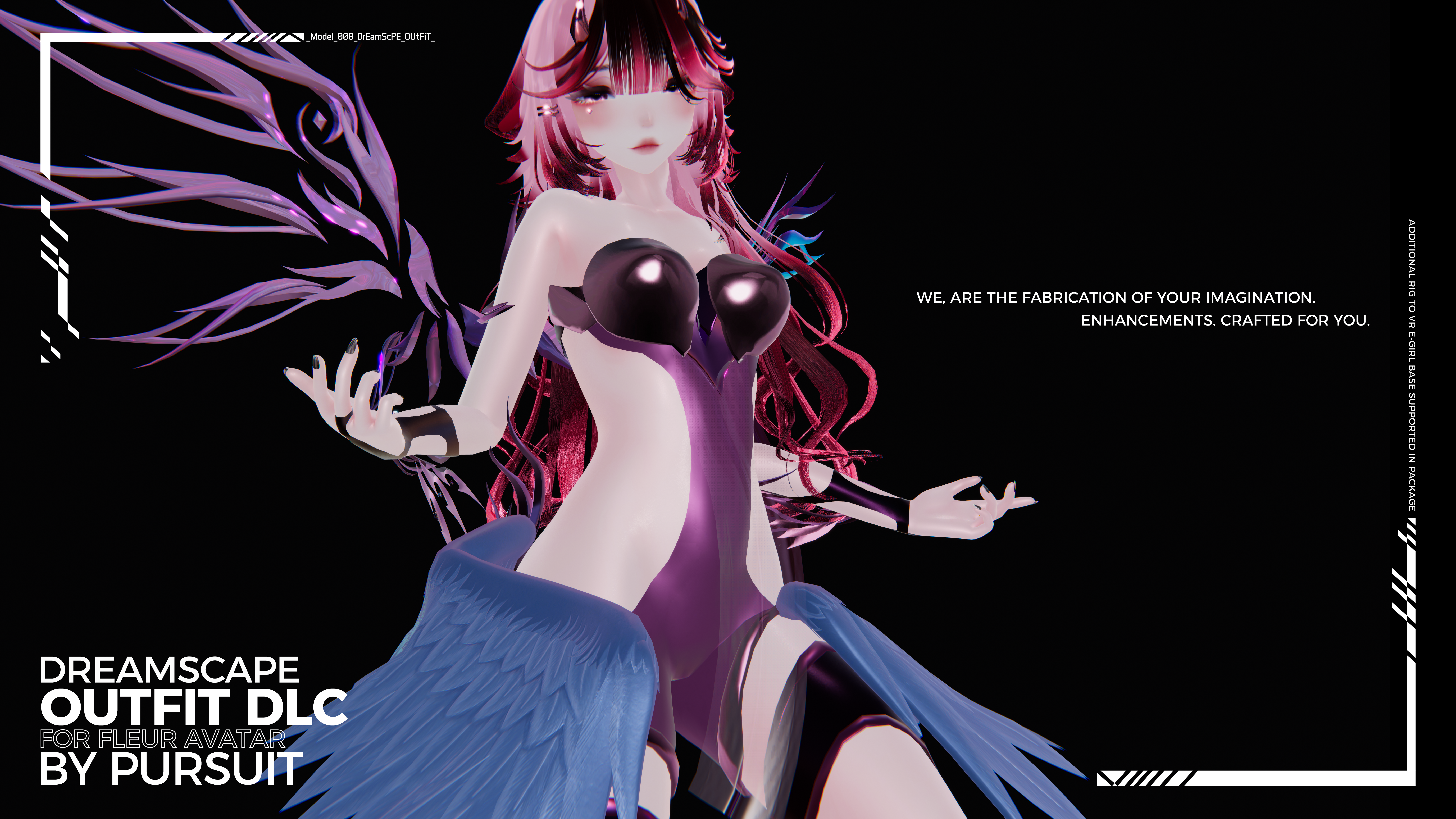 Dreamscape Outfit DLC for FLEUR Base and VR E-Girl (Jinxxy- Ver)