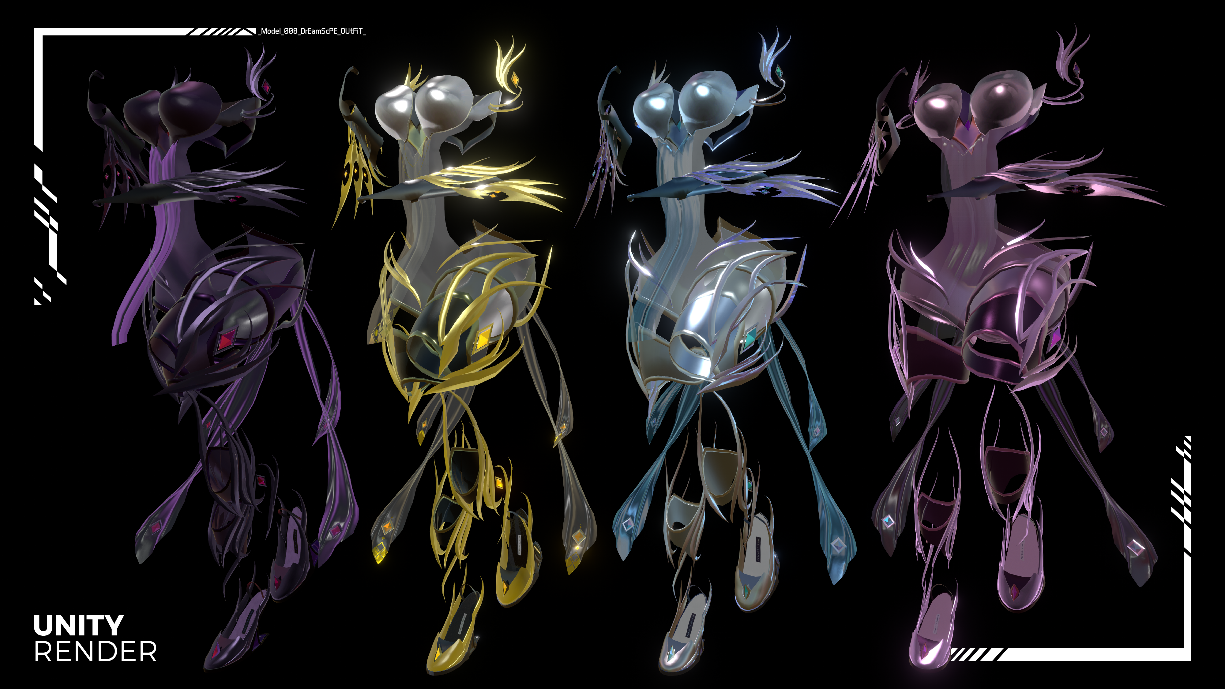 Dreamscape Outfit DLC for FLEUR Base and VR E-Girl (Jinxxy- Ver)