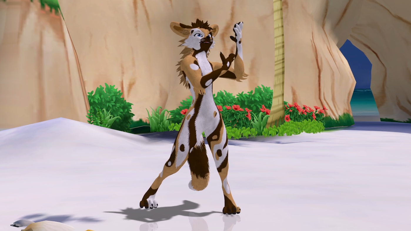 African Wild Dog AWD Rex Texture