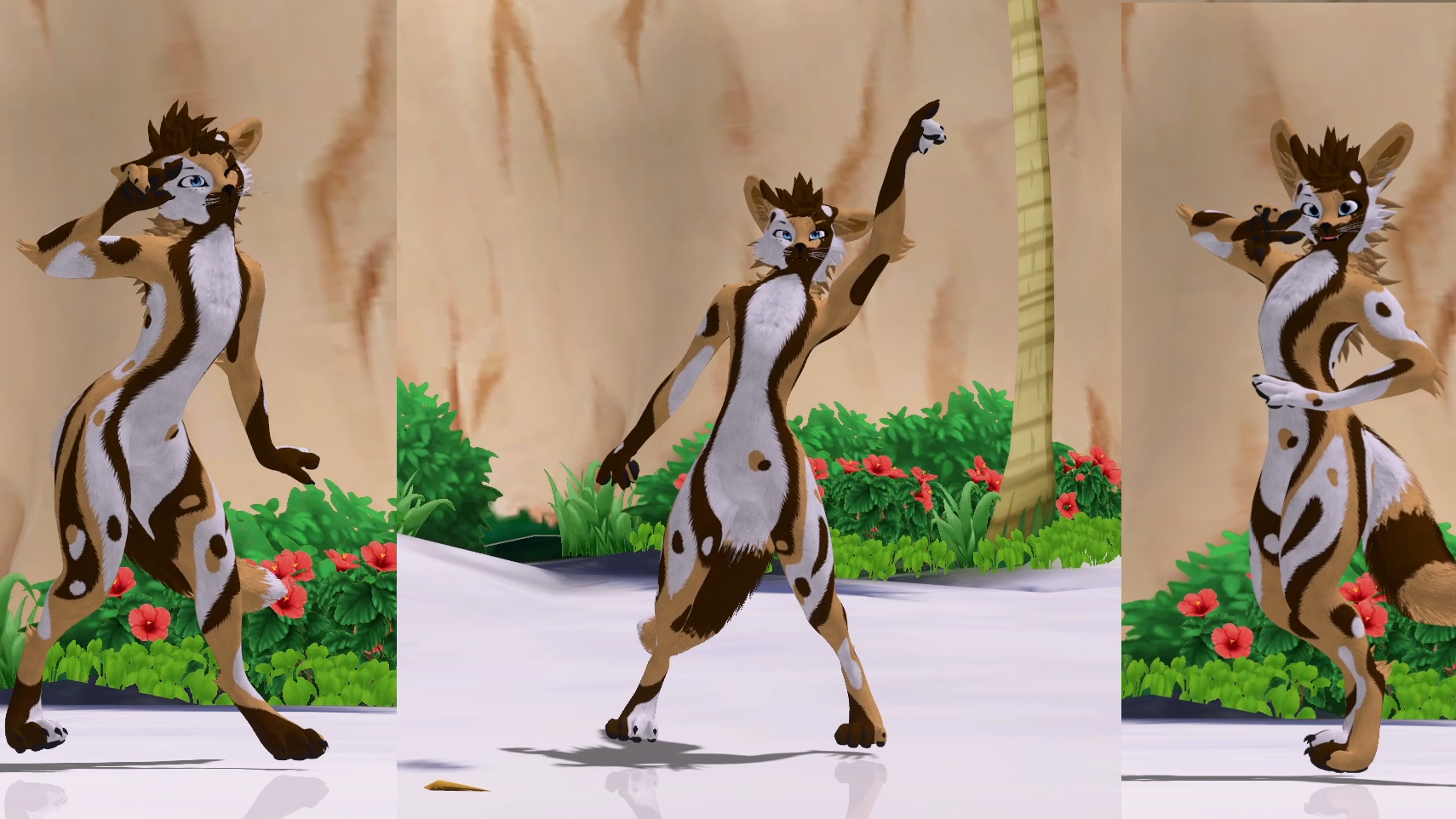 African Wild Dog AWD Rex Texture
