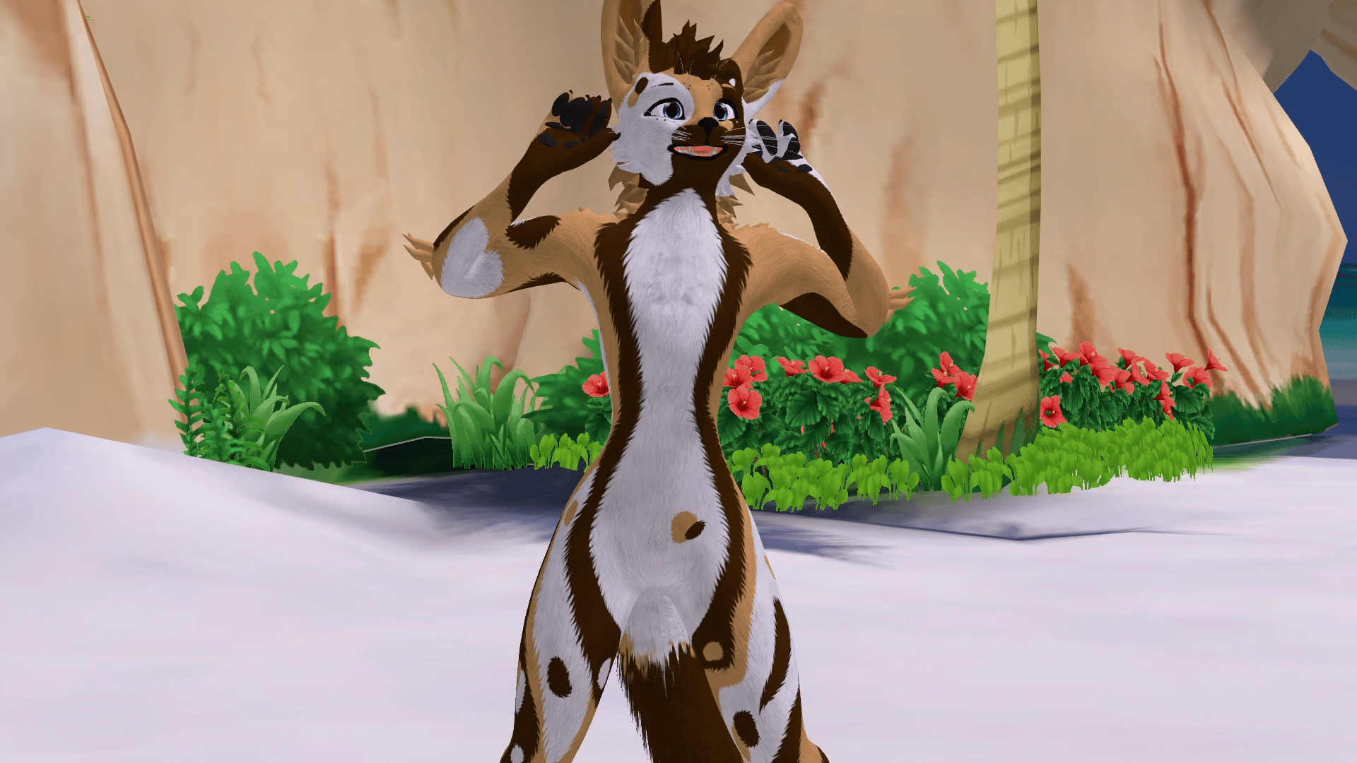 African Wild Dog AWD Rex Texture