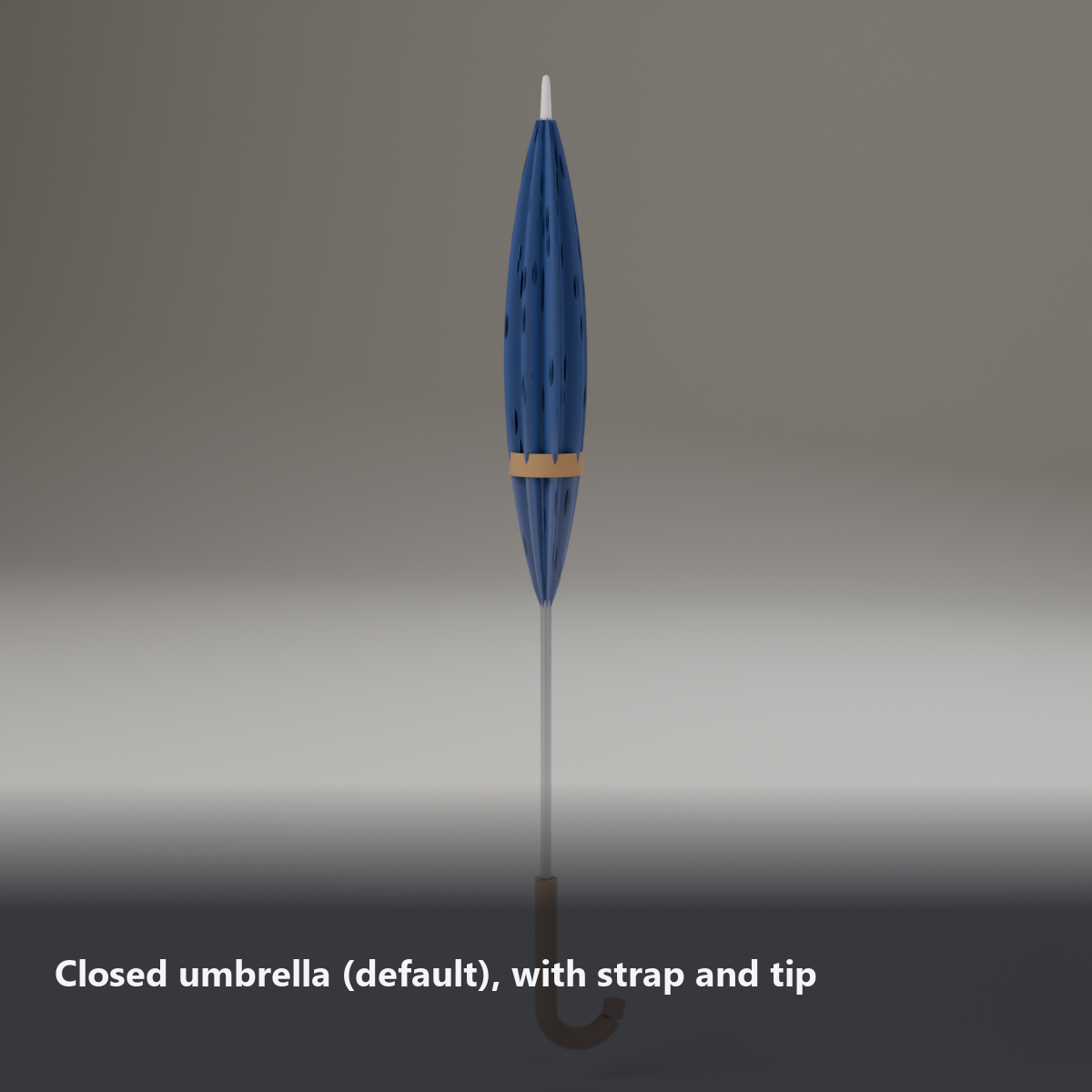 Umbrella with Running Raindrops - Open/Close from the Menu | VRChat