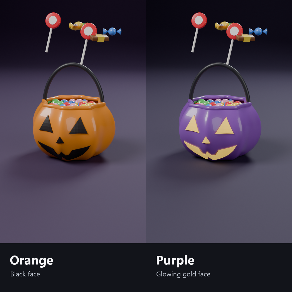 Free Halloween Candy Bucket - Candy Pops Out and Falls Back | VRChat