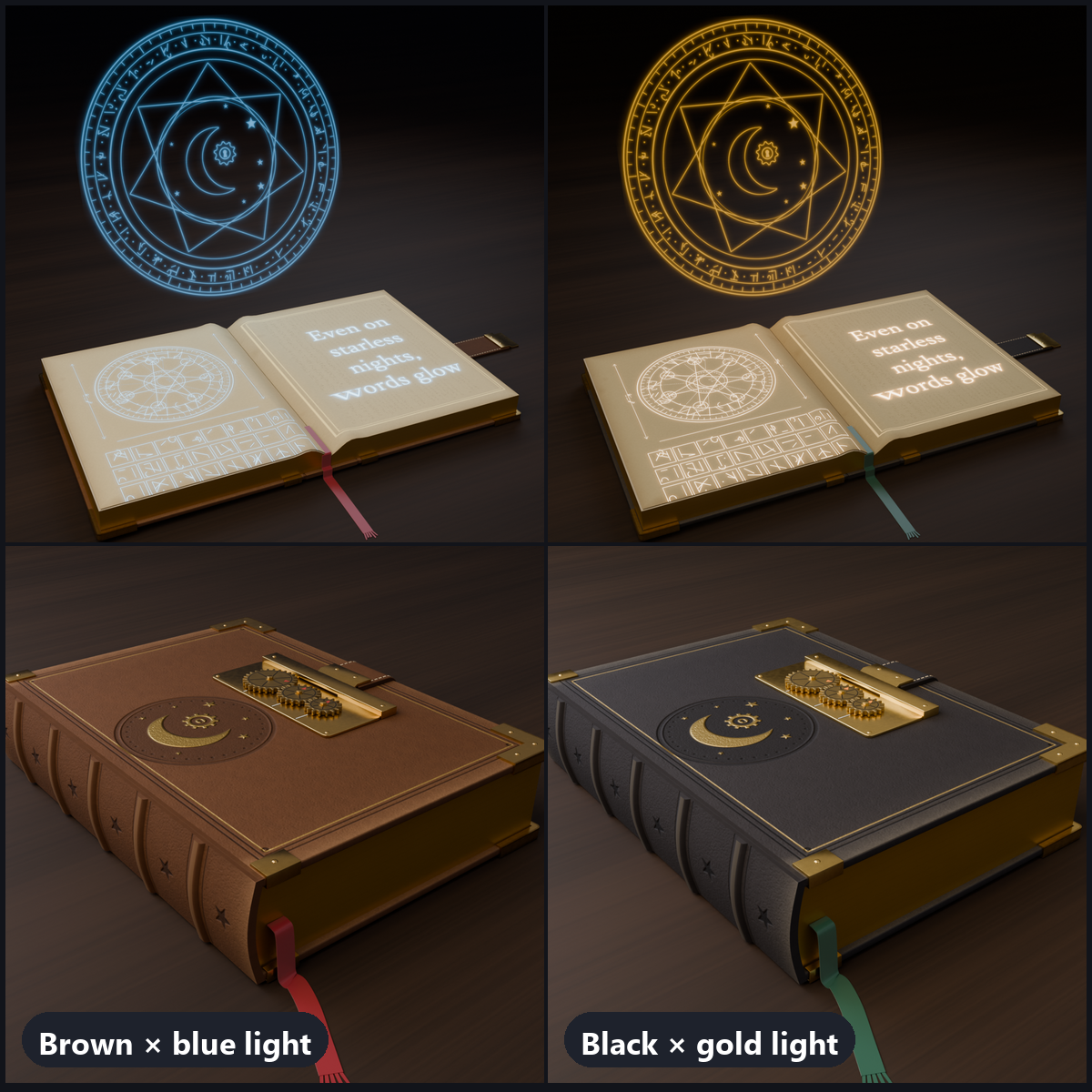 Gear Grimoire - Gear Lock Opens, Pages Turn, Your Words Glow | VRChat