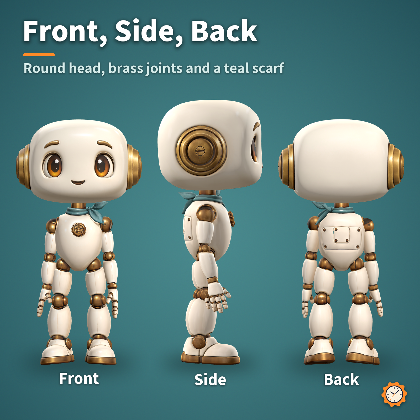 Komame — Free Robot Avatar | VRChat PC