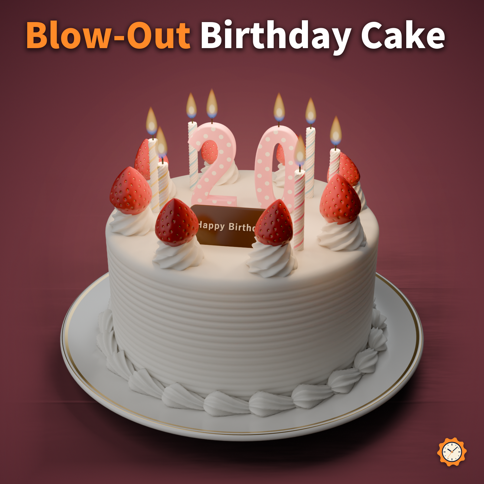 Birthday Cake - Blow Out the Candles with Your Voice, Age 0-99 | VRChat