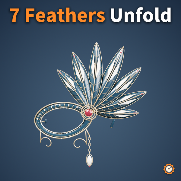 Vesper Masque - Seven feathers unfold | VRChat | 17.8k tris