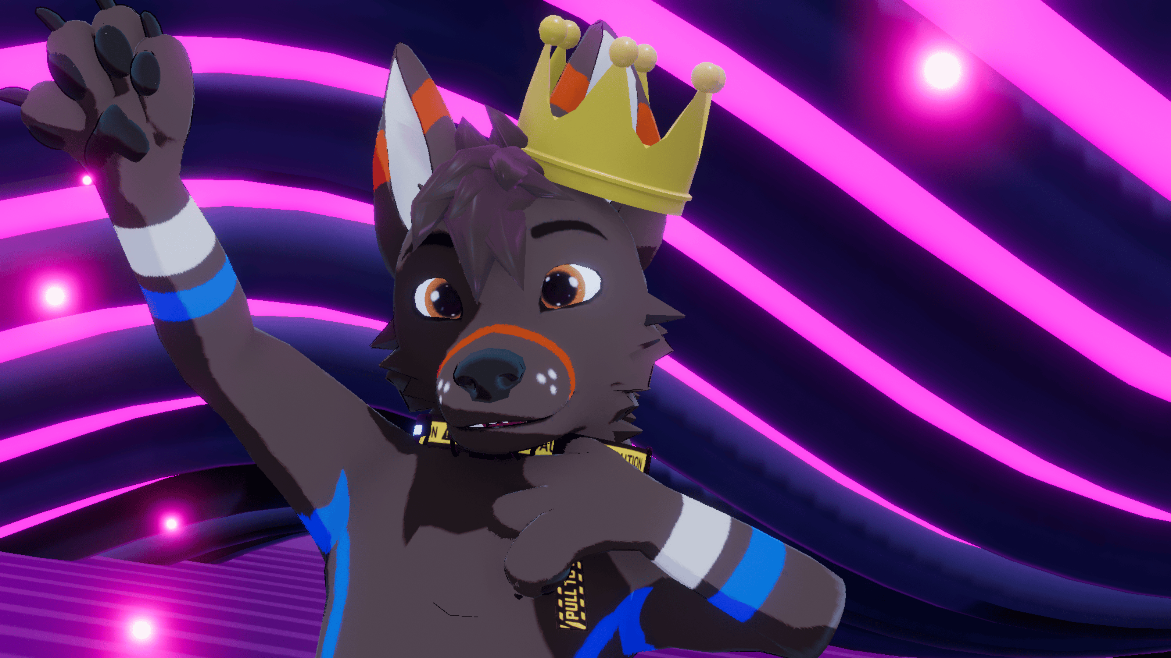 WildCanid Crown — Easy Install VRChat Accessory (PC & Quest)