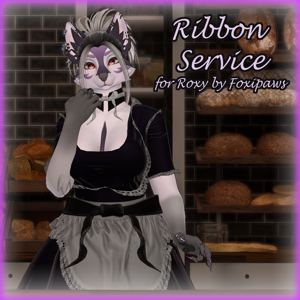 Ribbon Service Maid Dress (Roxy by Foxipaws)