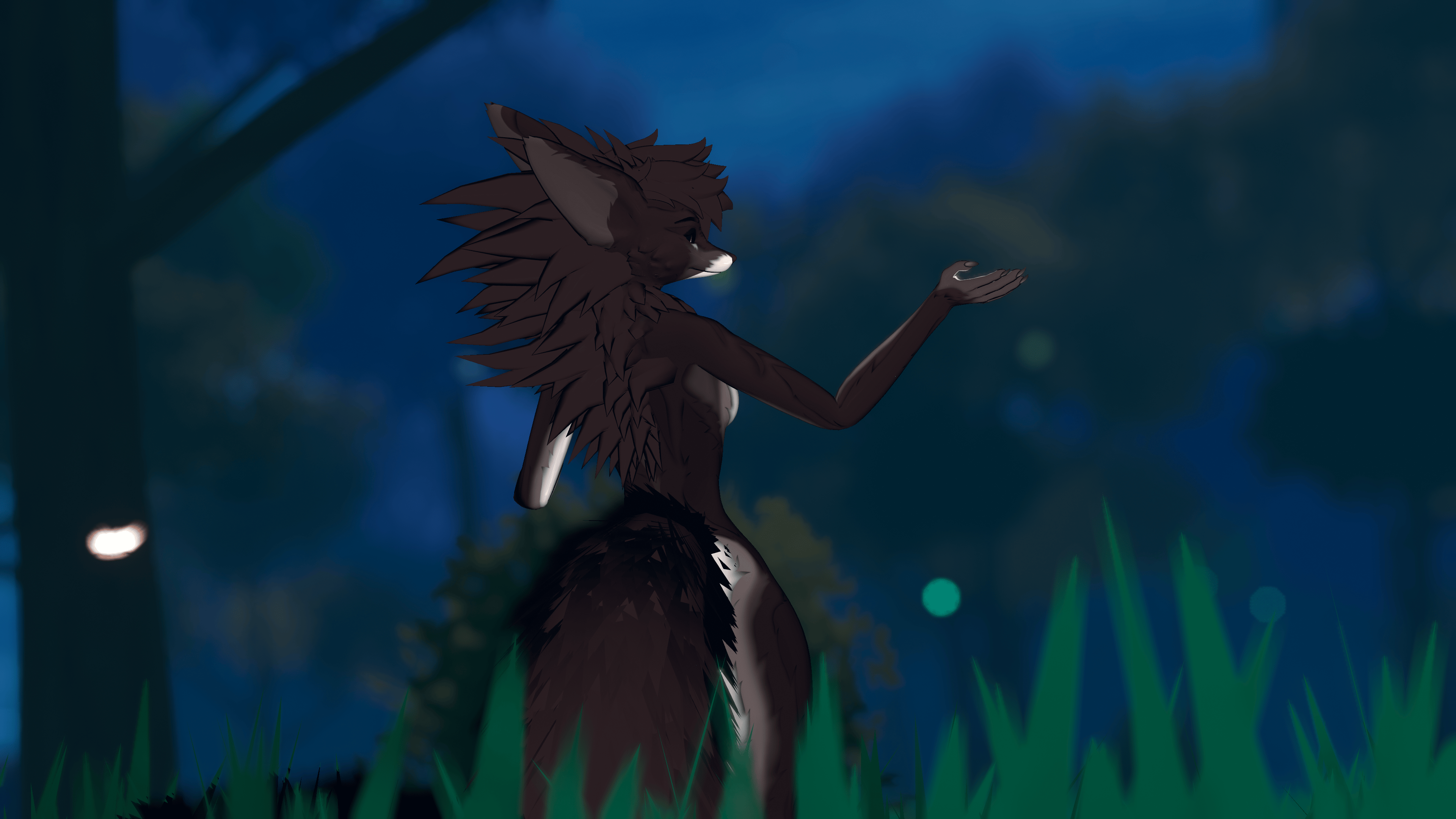 Umbra - Maned wolf lady