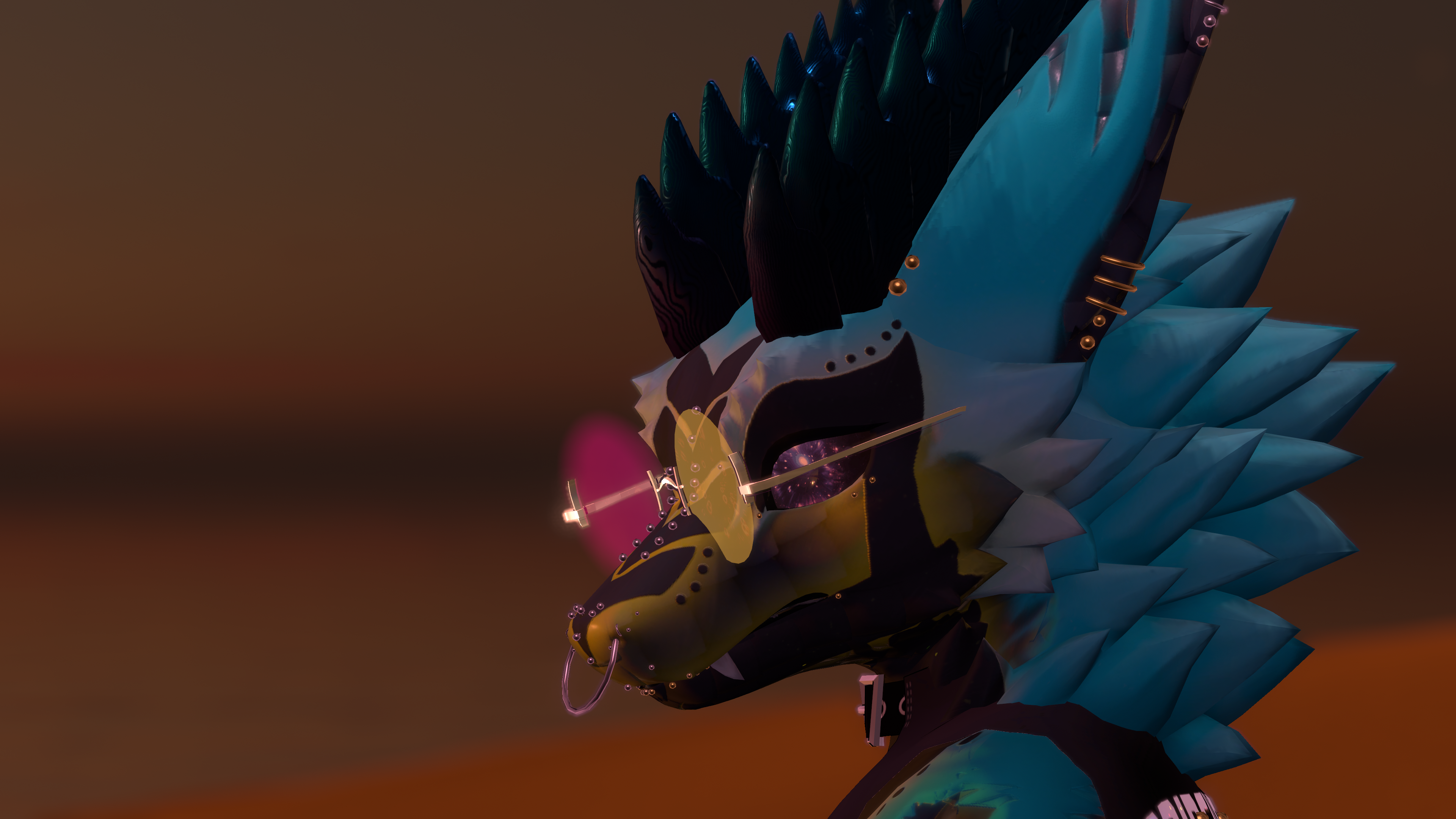 Blue Scaled Dergal Texture