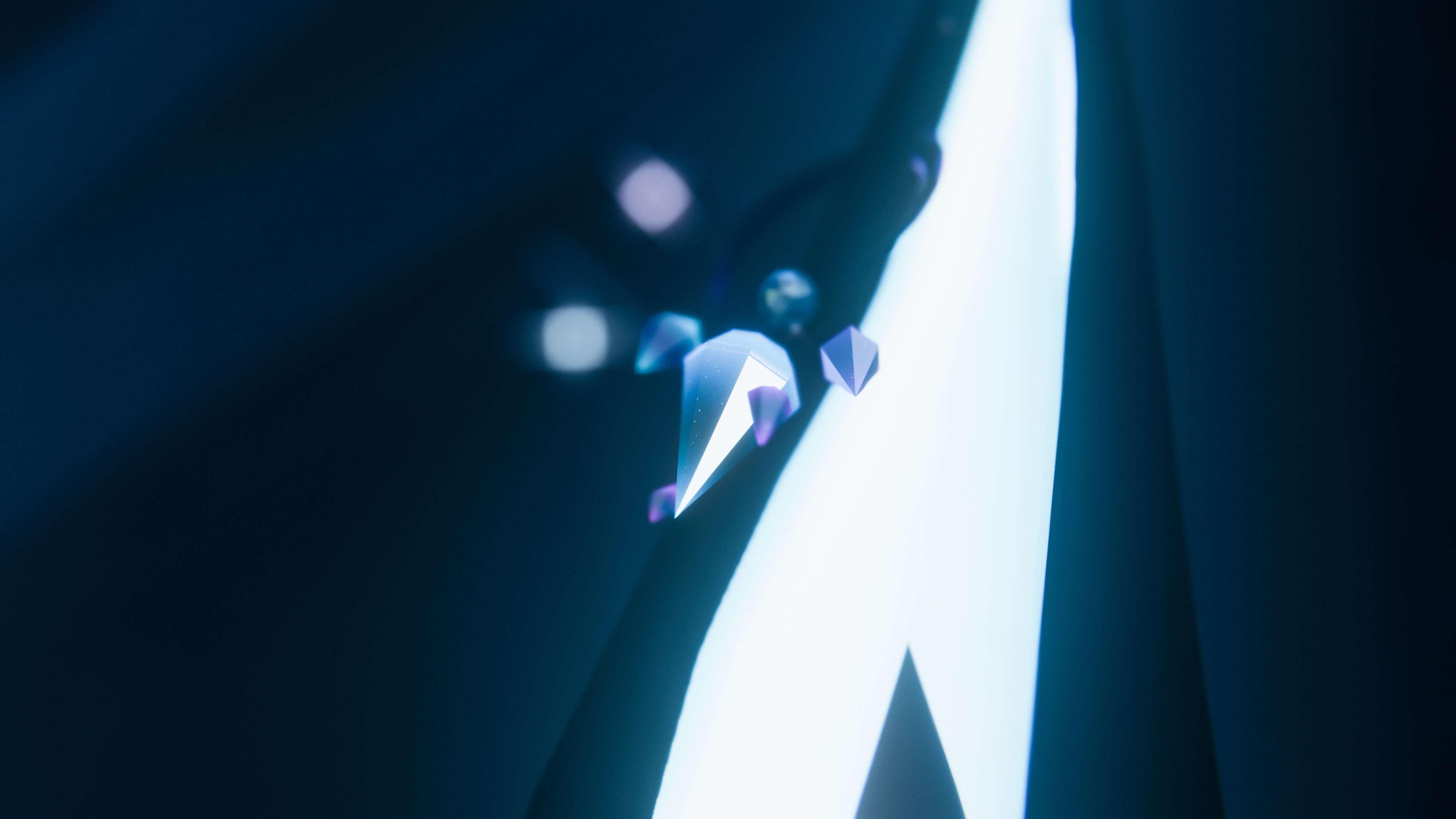 Interactive Crystal Earring with Effects