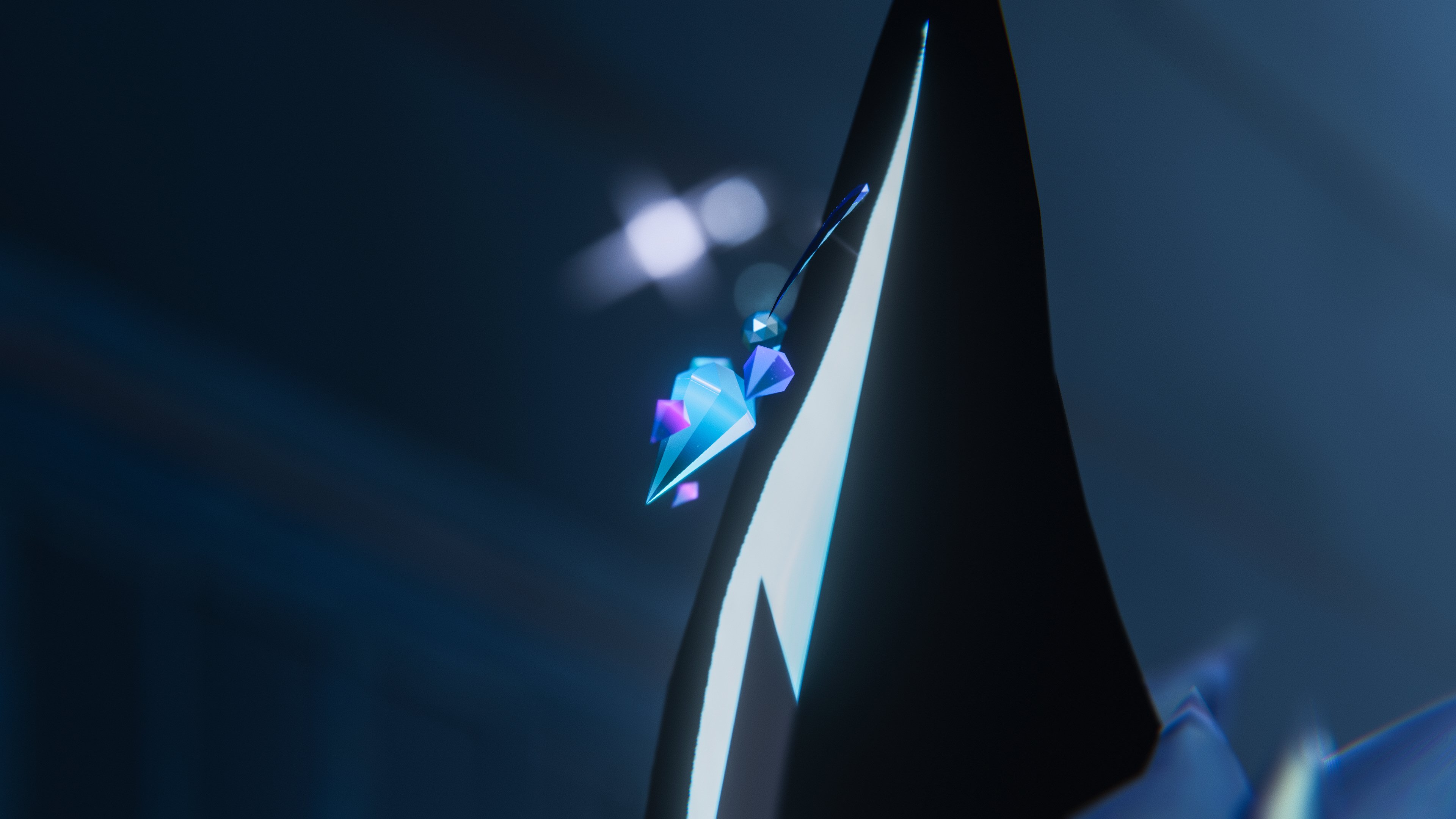 Interactive Crystal Earring with Effects