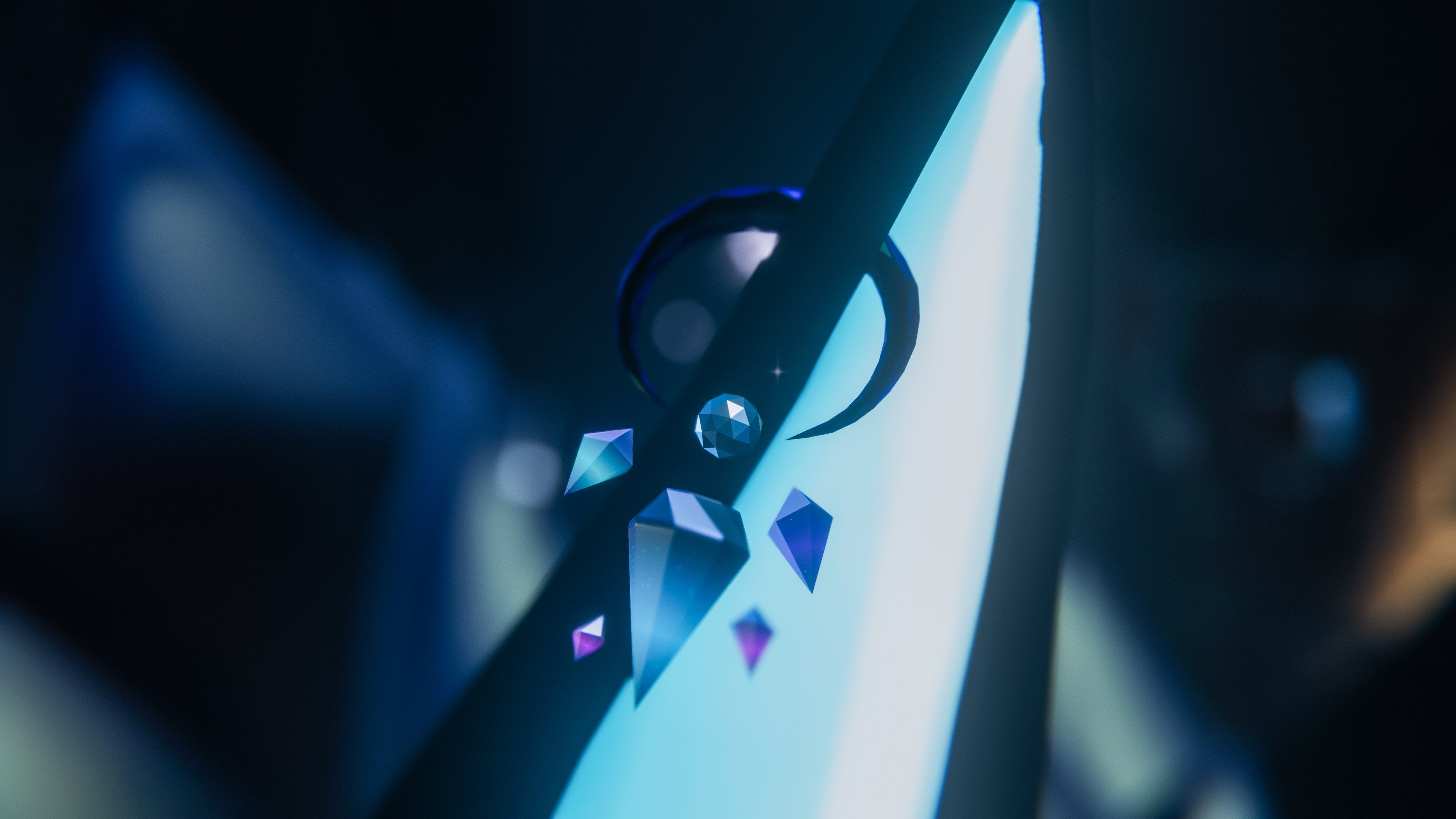 Interactive Crystal Earring with Effects
