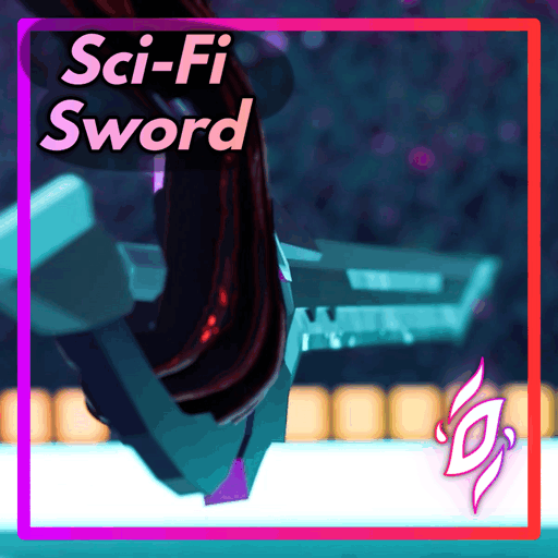 Animated Sci-Fi Sword with Effects
