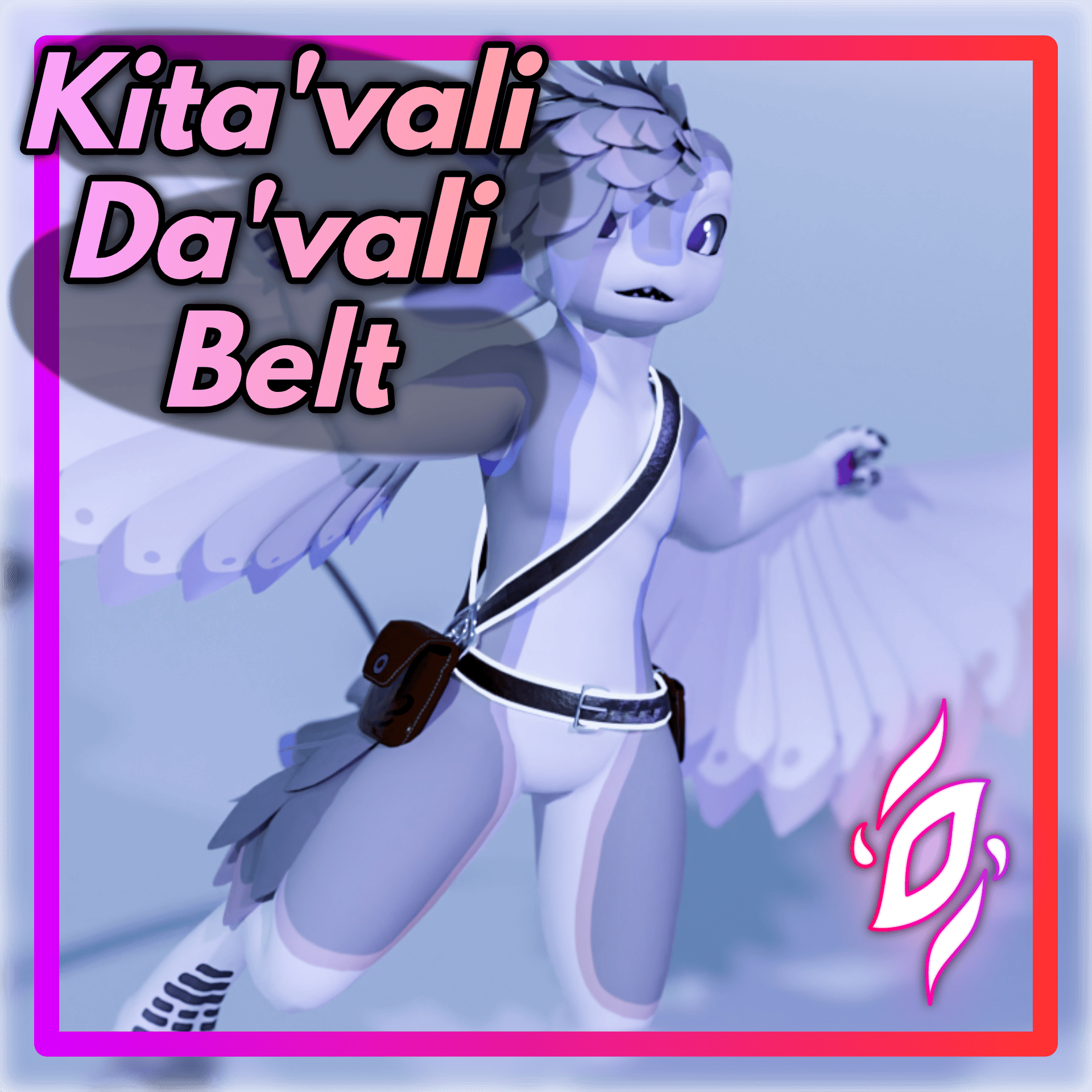 Kita'vali / Da'vali Leather Belt with Pouches