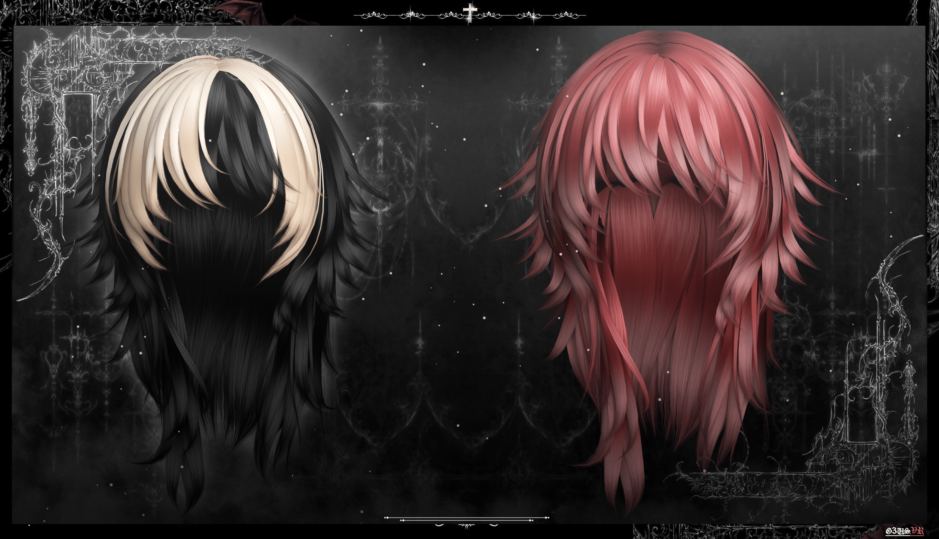 2 tones hair
