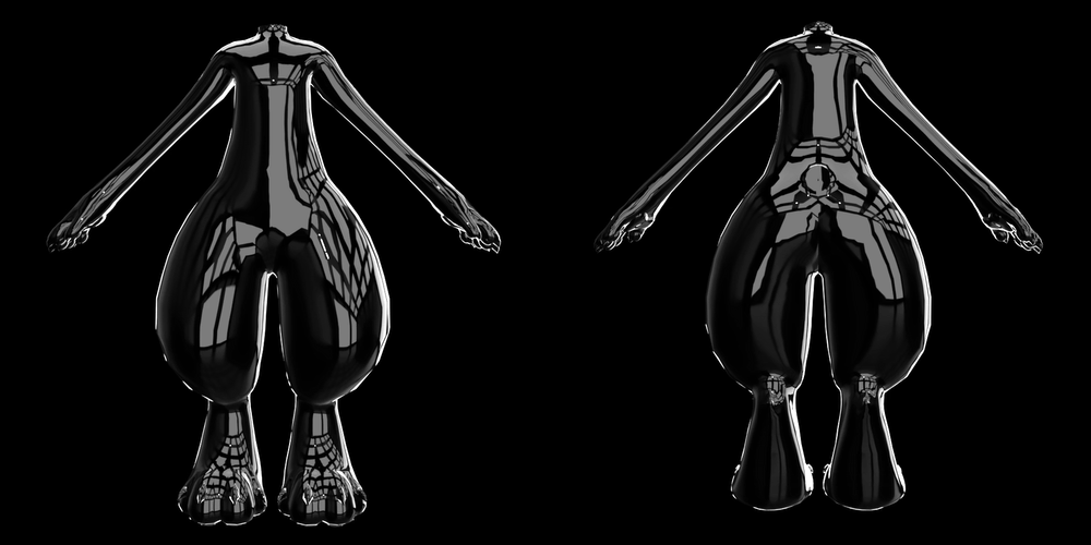 Latex suit for the Regulus (FREE/VRCFURY)