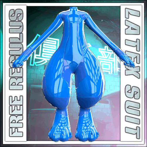 Latex suit for the Regulus (FREE/VRCFURY)