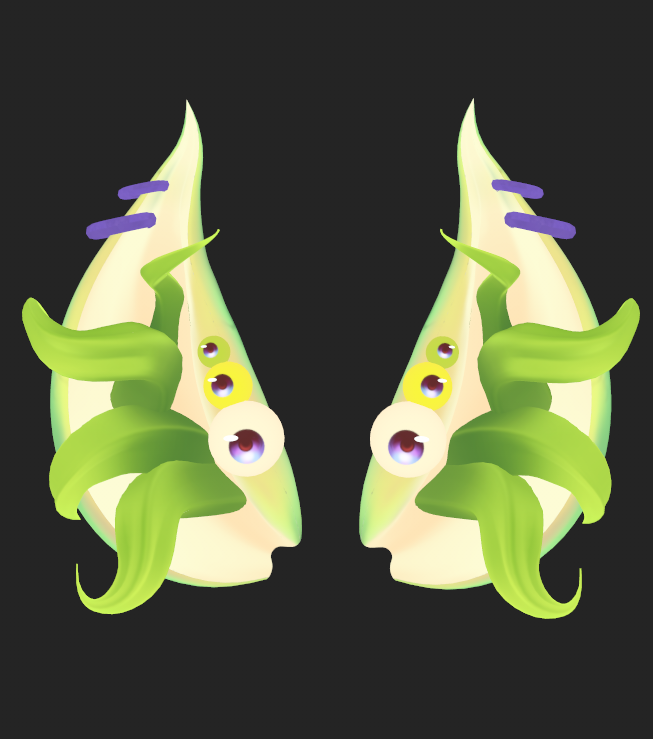 ✧Stylized Monster Ears // VRCHAT ASSET ✧