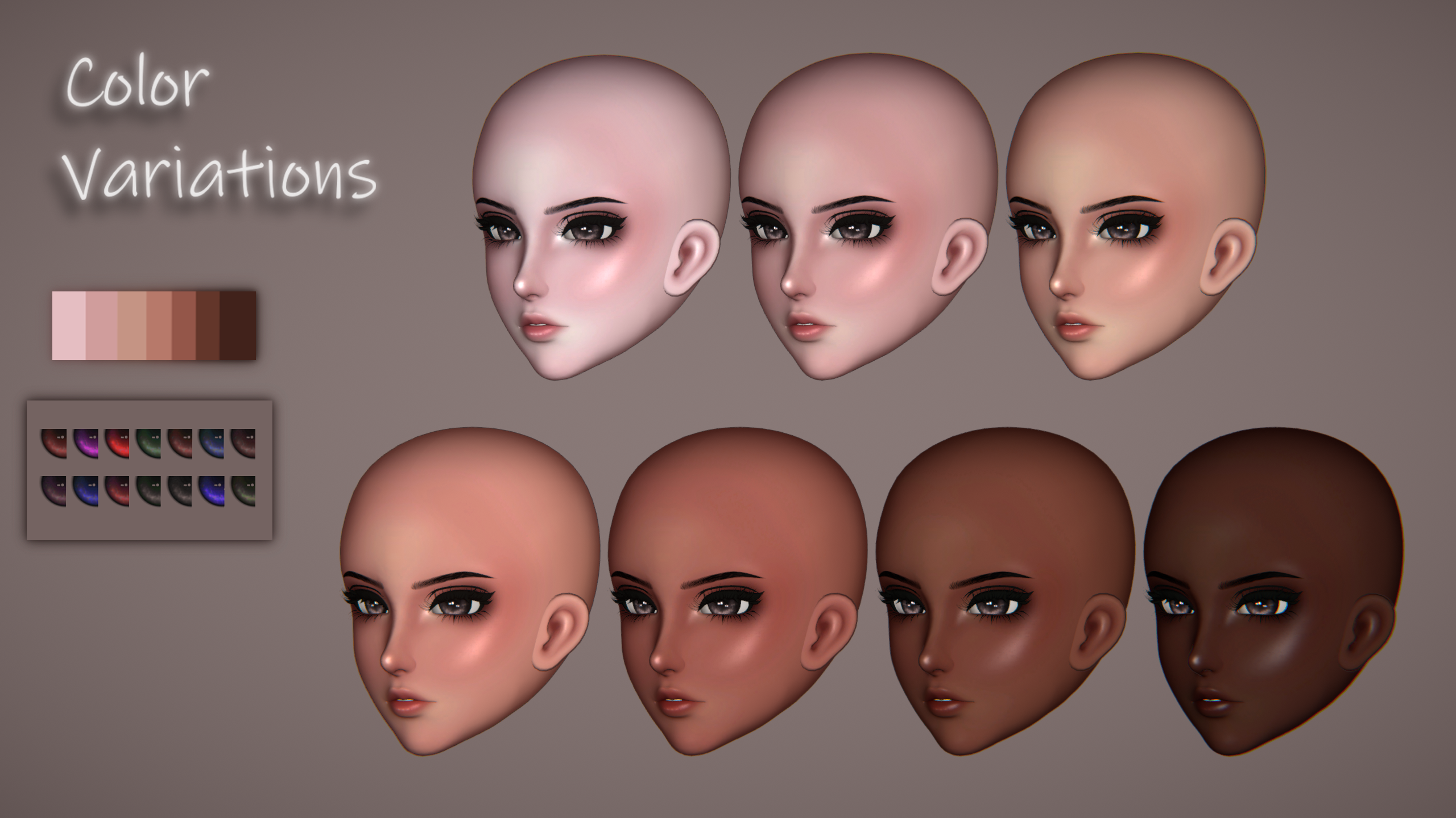 Paragon's Female Head