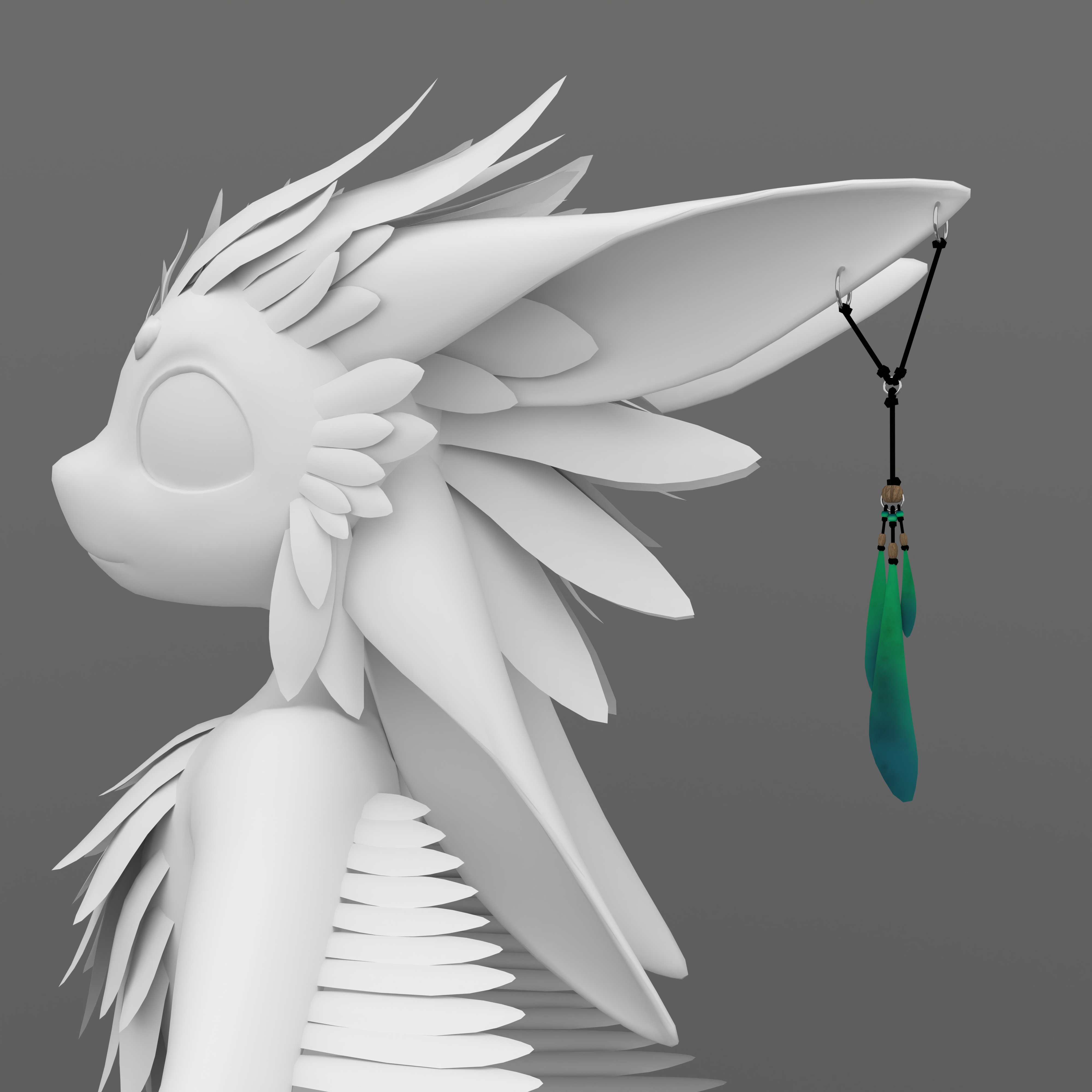 ✦ Earrings Feathers Davali ✦