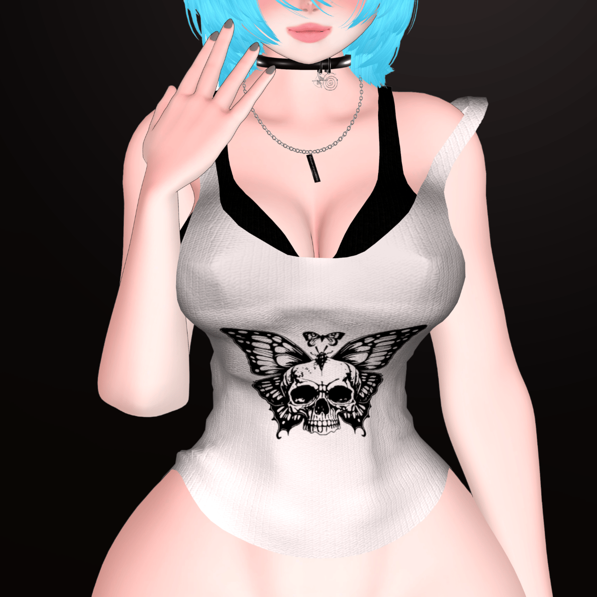 Bra Top And Choker / Life is Strange Vibes