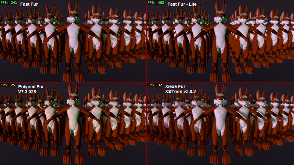Warren's Fast Fur Shader