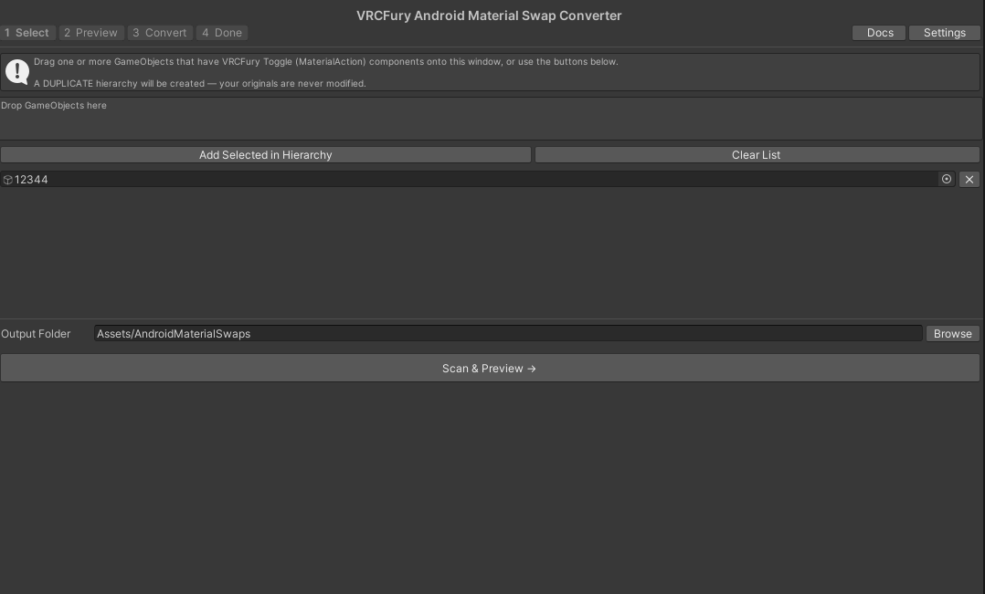Material Swap Quest Converter - VRC Fury Compatible.