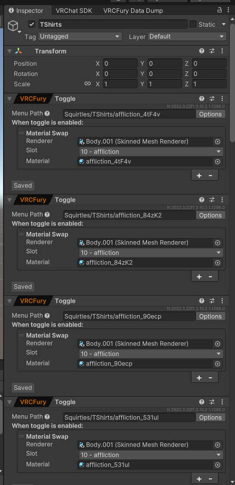 Material Swap Quest Converter - VRC Fury Compatible.