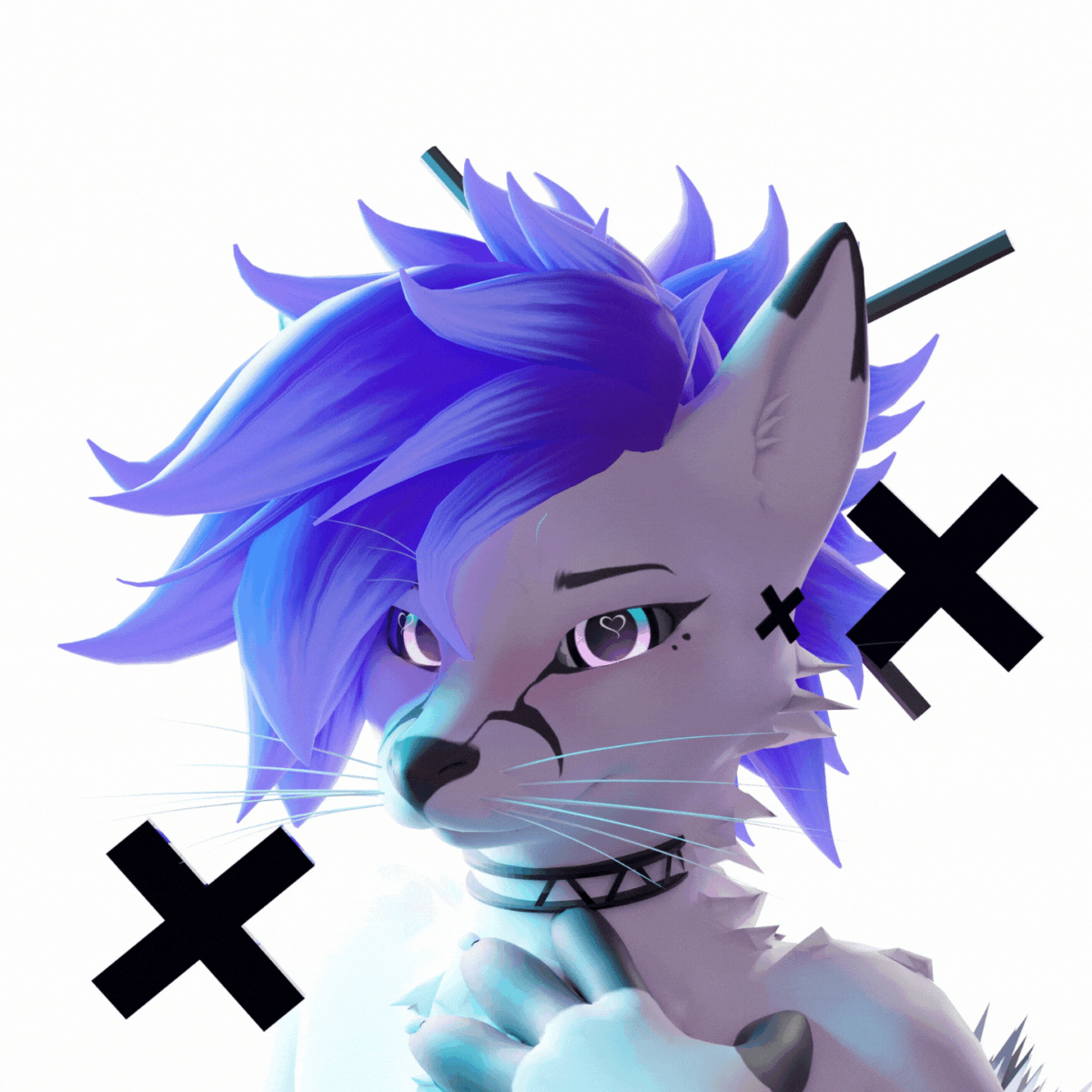 VRChat Zinika hair âïž