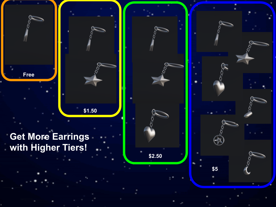 Novabeast/Mayu Earring Bundle