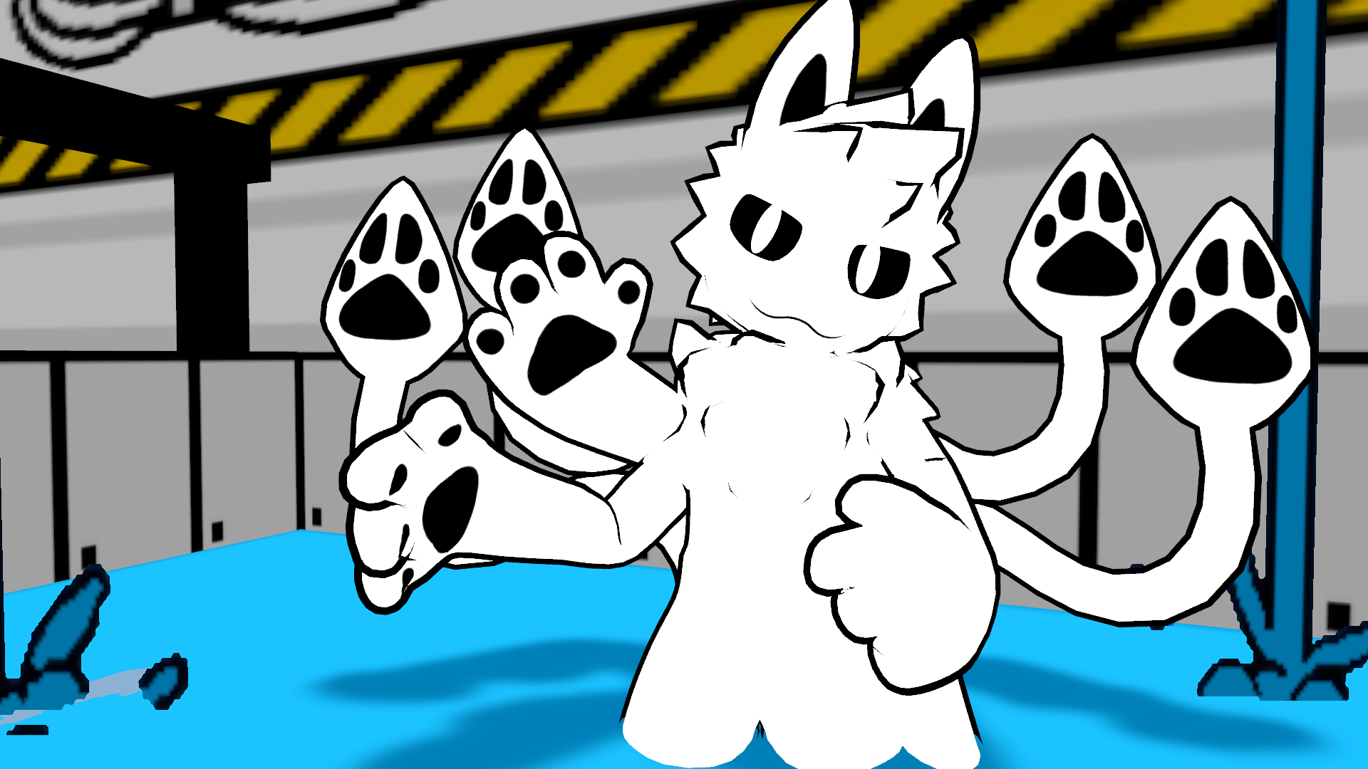Squid Dog VRChat avatar