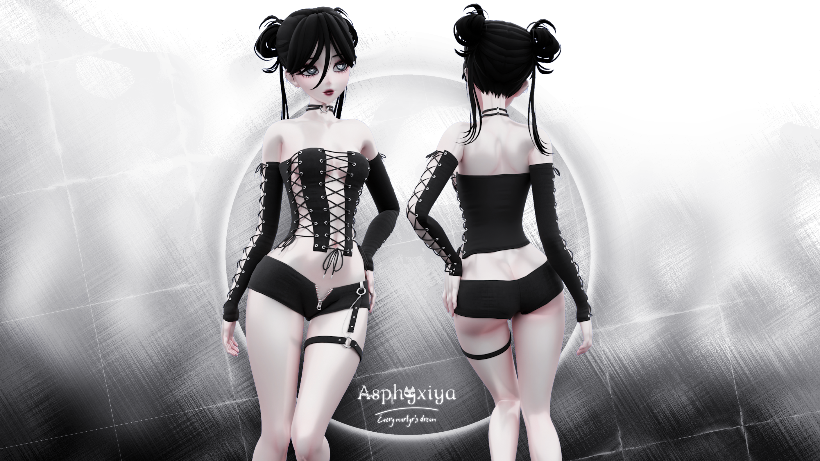 Leather Lace Corset